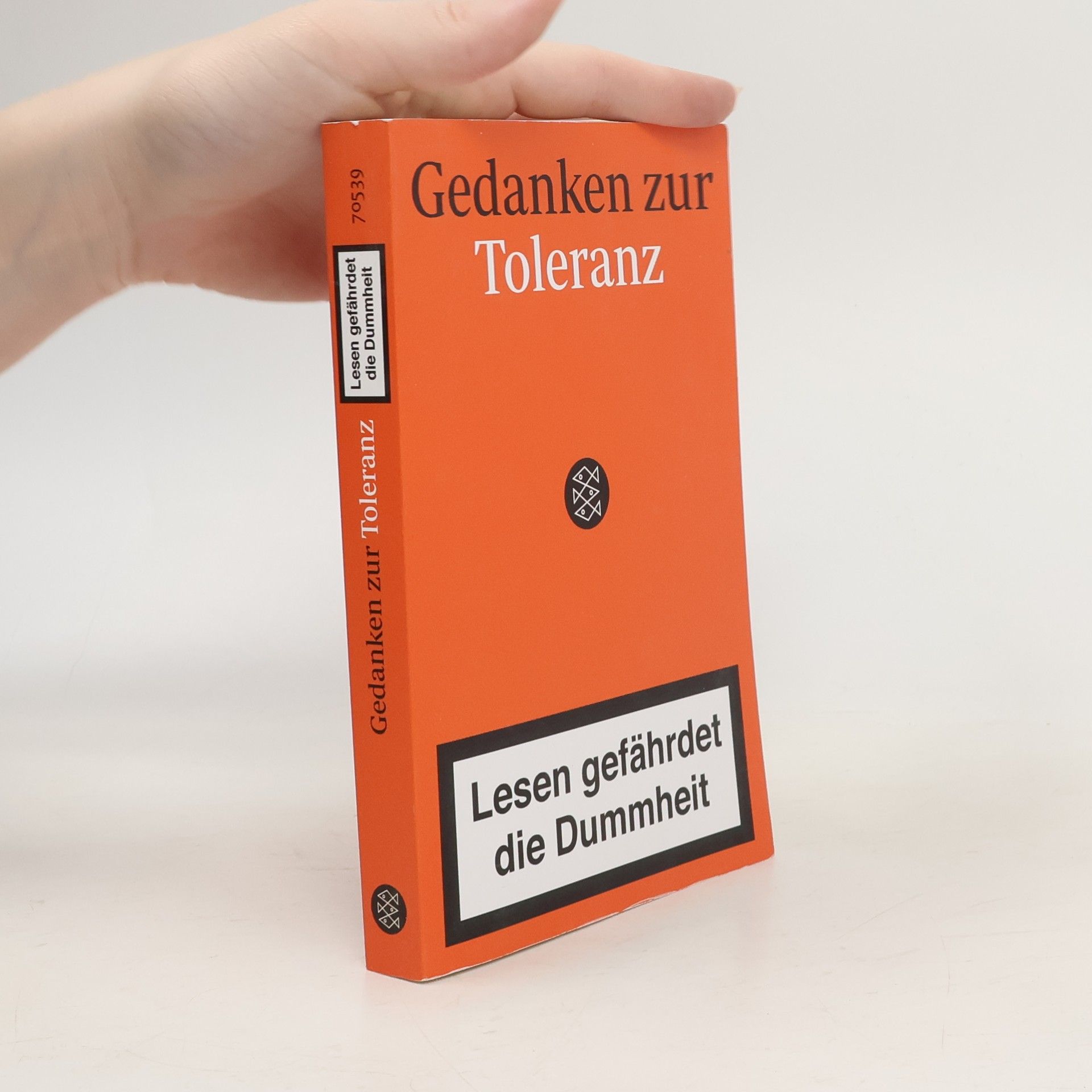 Robert Schlepütz Gedanken zur Toleranz - Lesen gefährdet die Dummheit