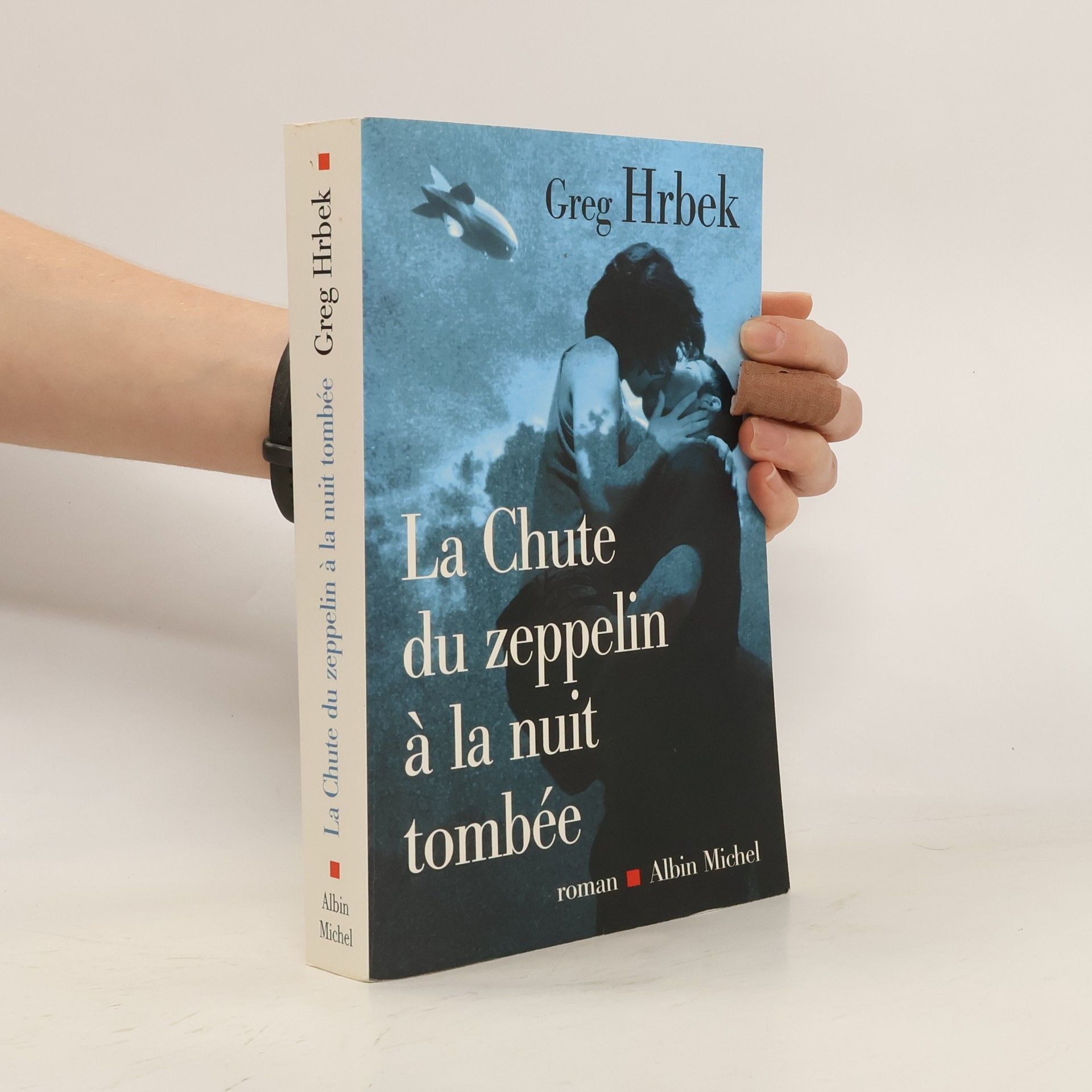 Greg Hrbek La chute du zeppelin à la nuit tombée