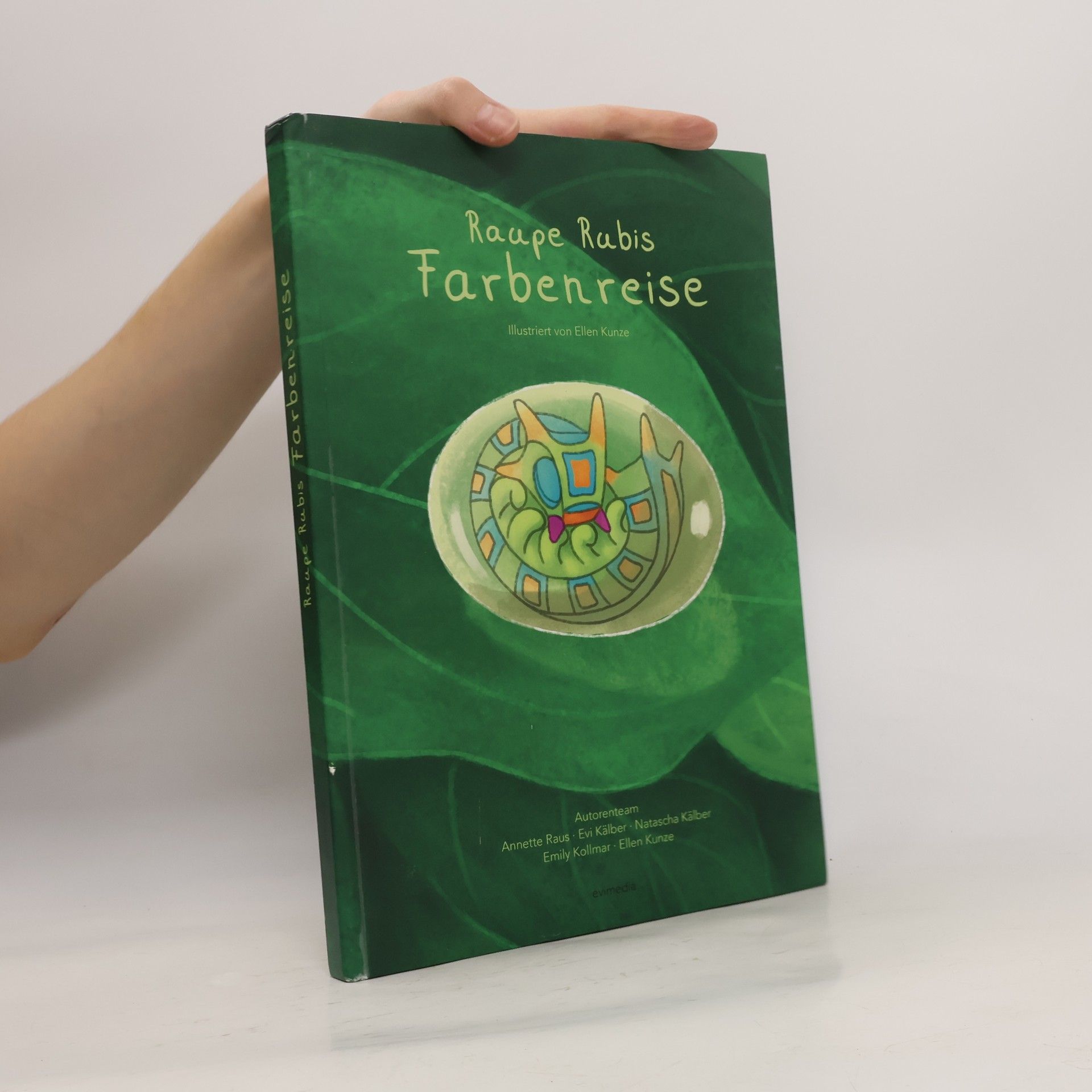 Ellen Kunze Raupe Rubis Farbenreise