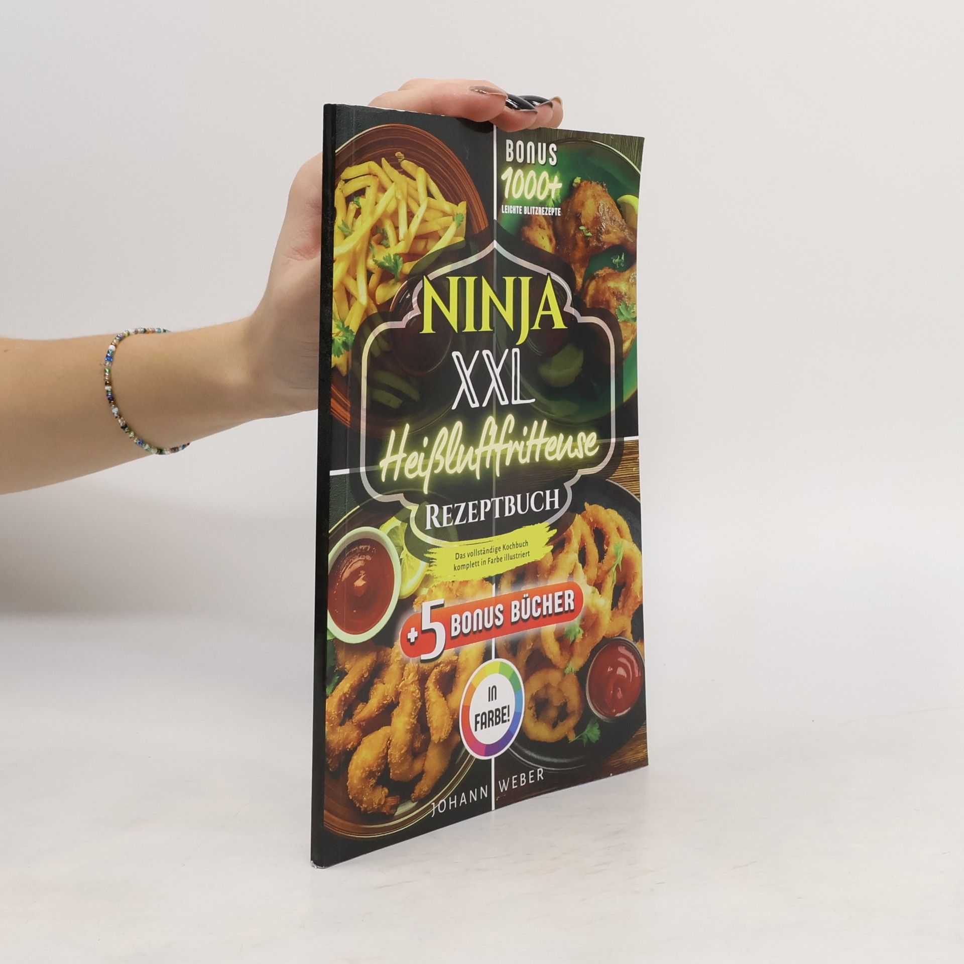 Johann Weber Ninja XXL Heißluftfritteuse Rezeptbuch