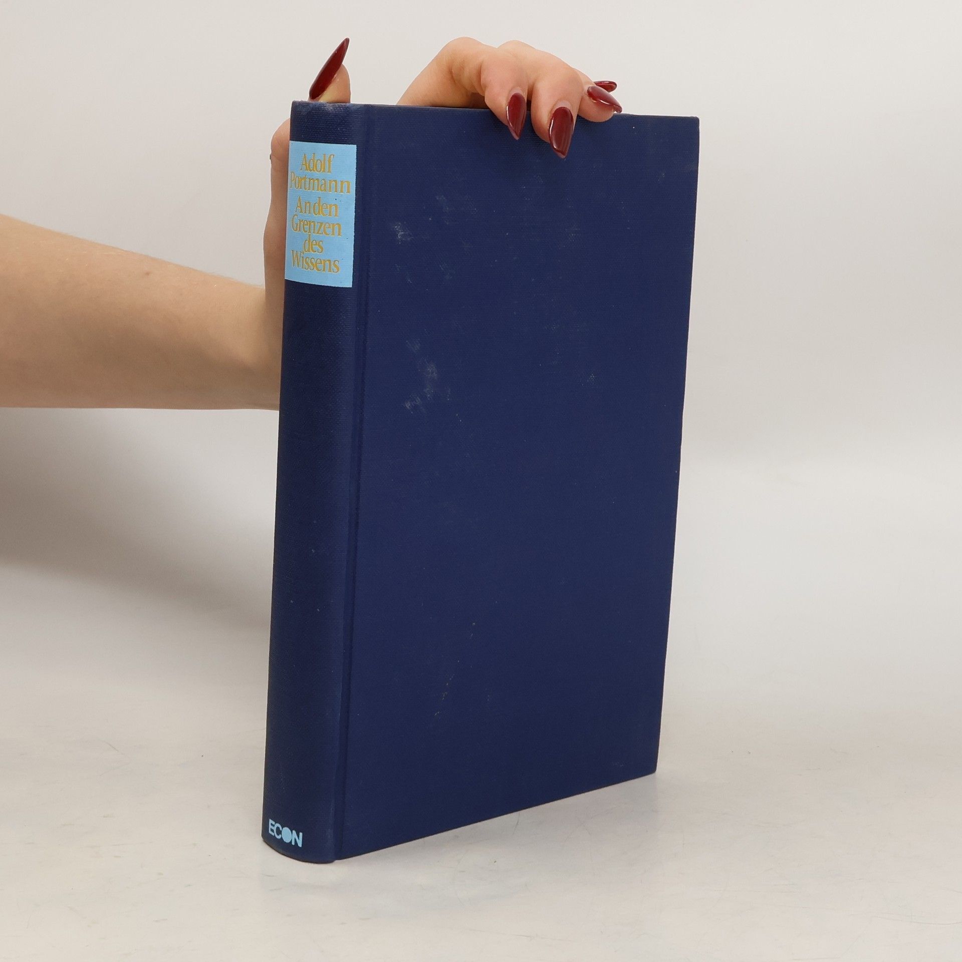 Adolf Portmann An den Grenzen des Wissens