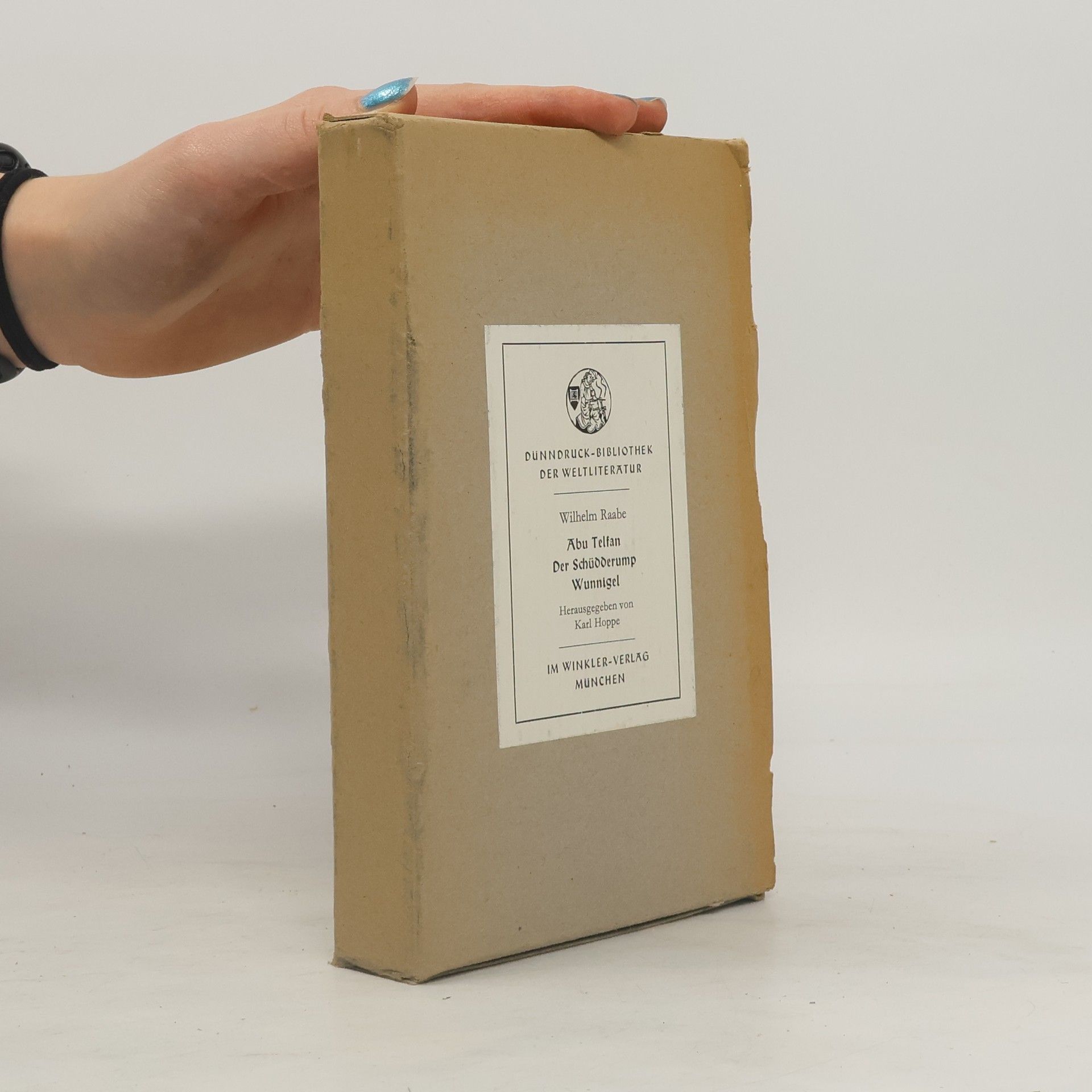 Wilhelm Raabe Abu Telfan. Der Schüdderump. Wunnigel