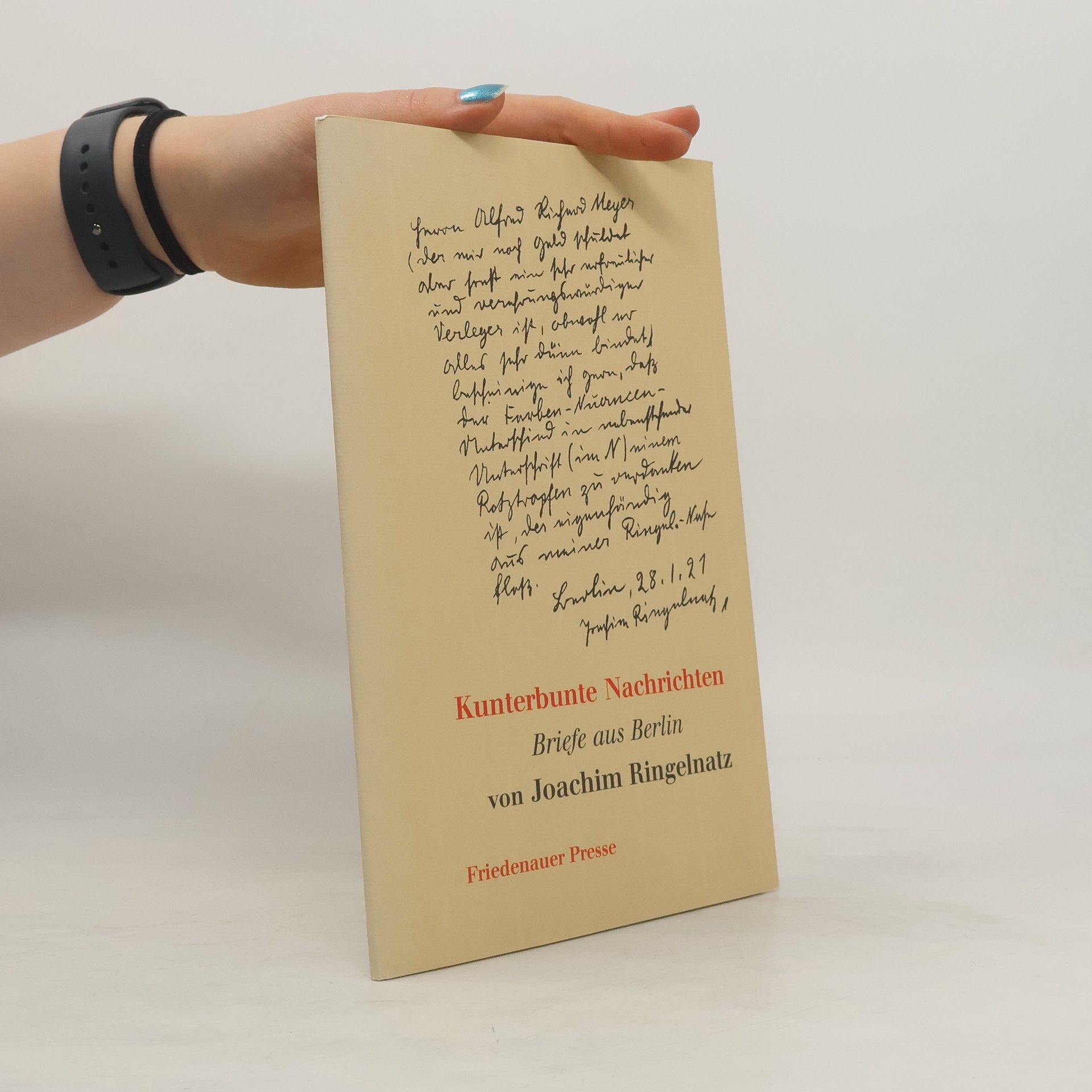 Joachim Ringelnatz Kunterbunte Nachrichten