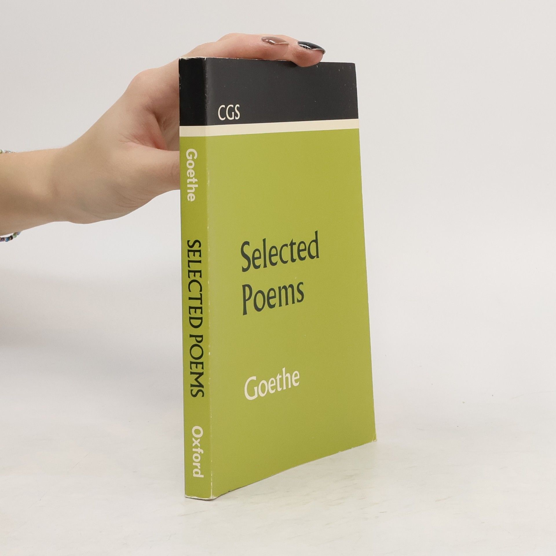 Johann Wolfgang von Goethe Selected Poems