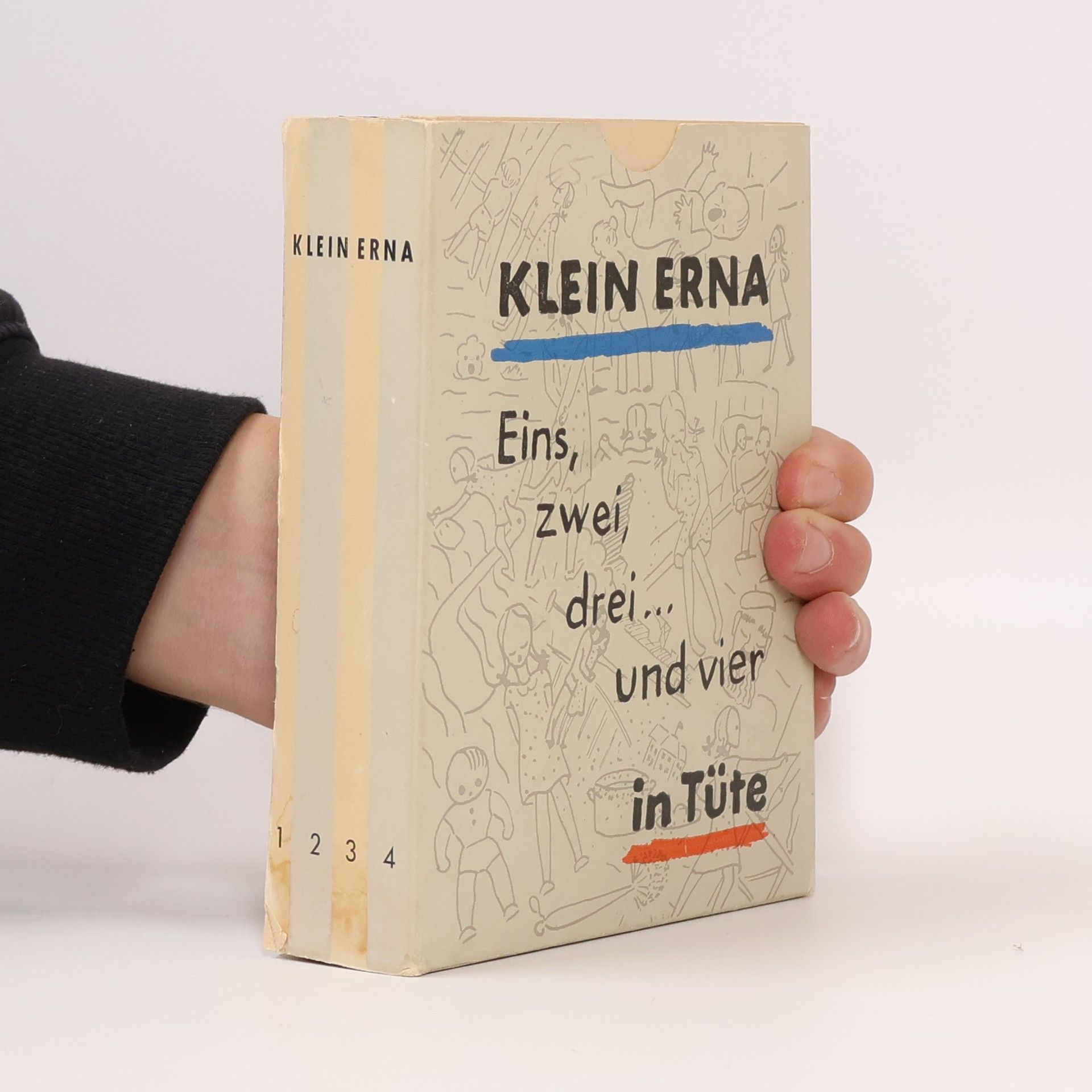 Klein Erna , Eins, zwei, drei .. und vier 4 Bände im Schuber