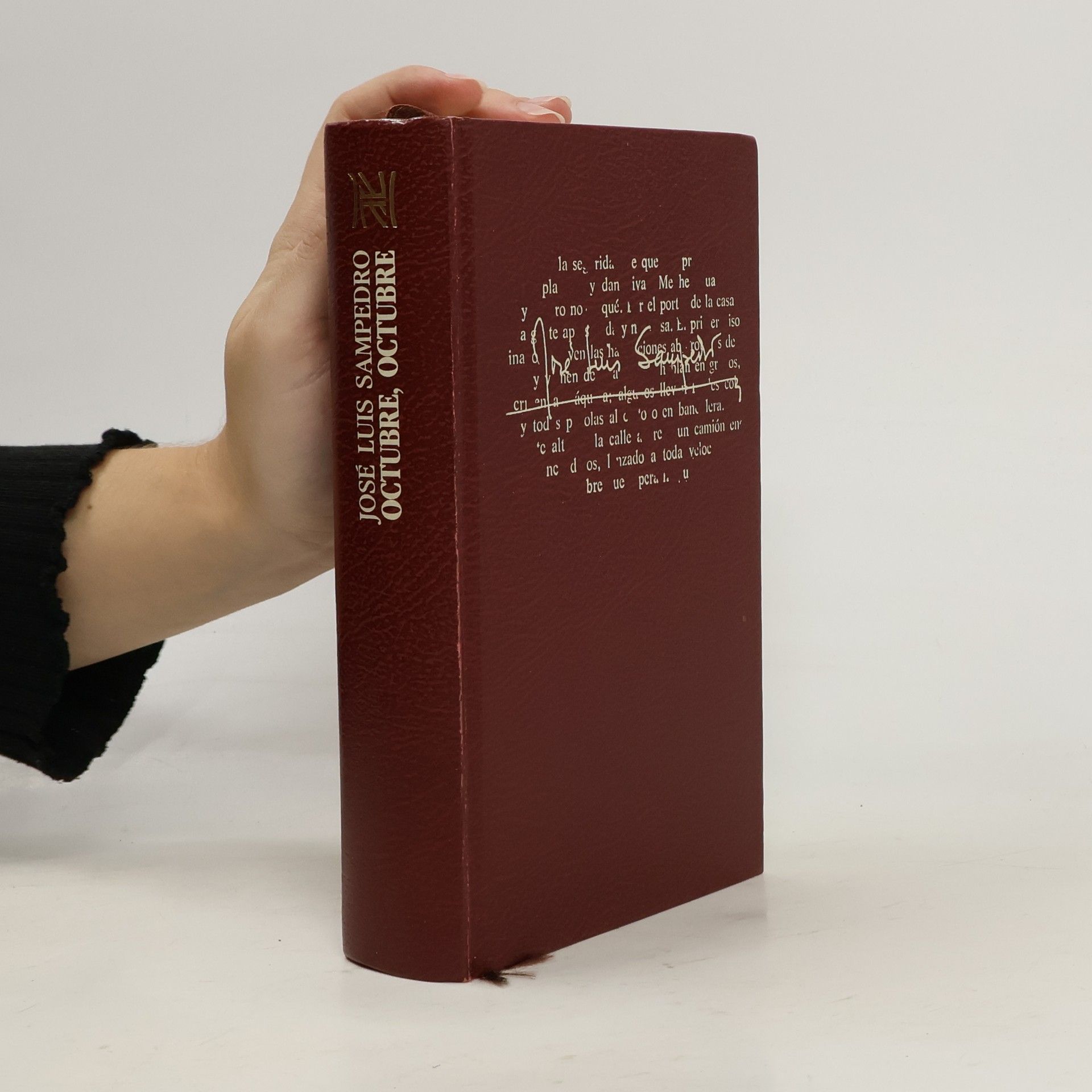 José Luis Sampedro Octubre, octubre
