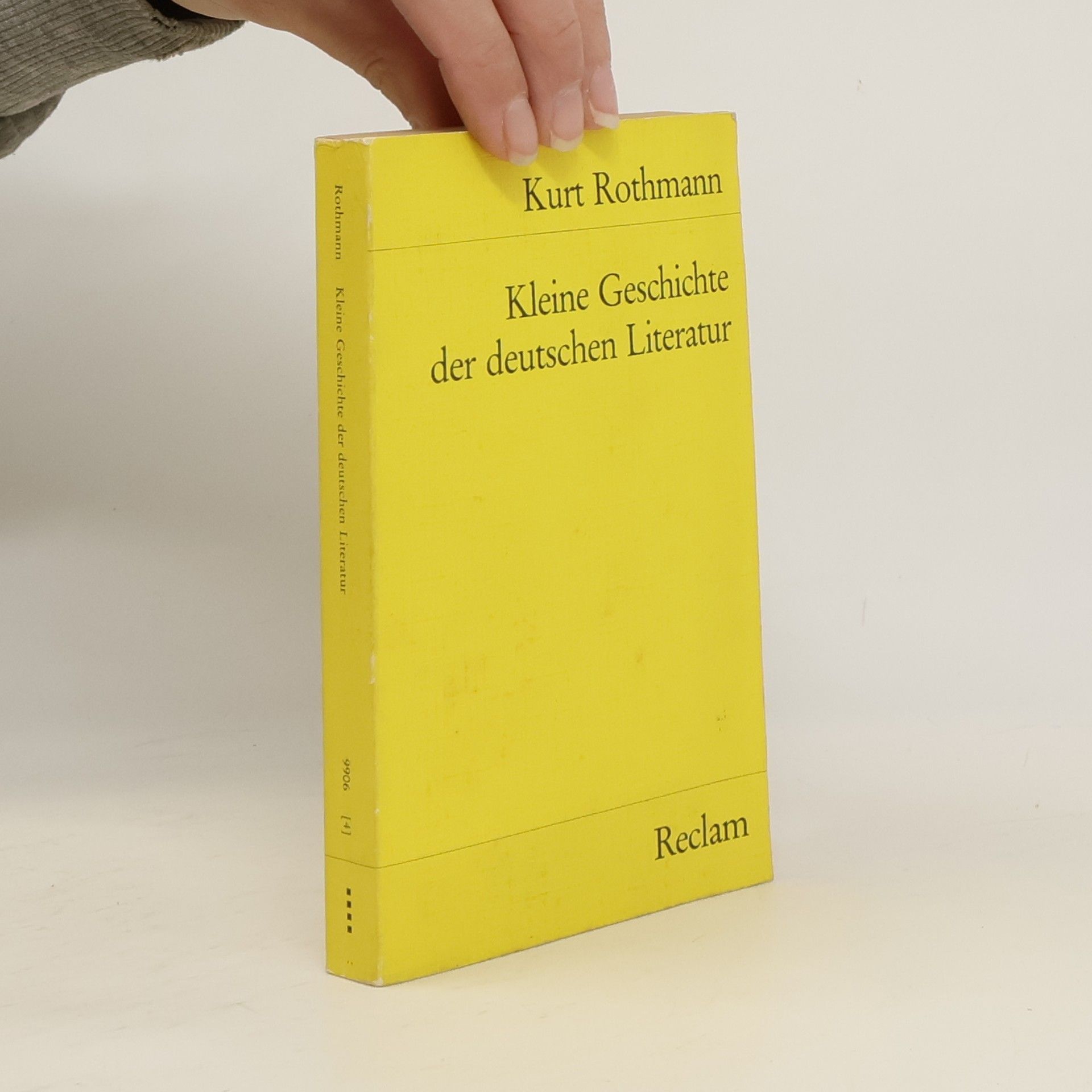 Kurt Rothmann Kleine Geschichte der deutschen Literatur