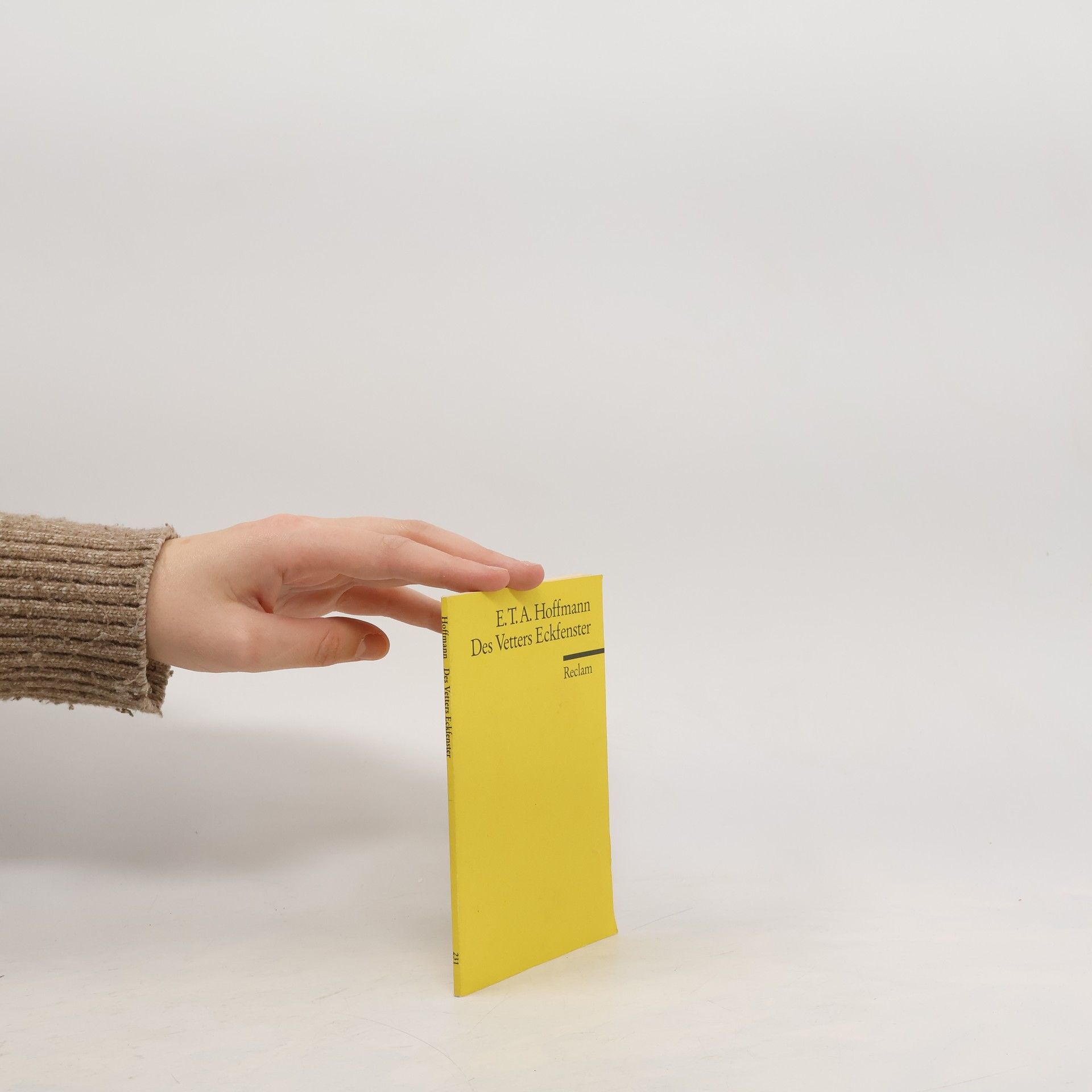 Ernst T. A. Hoffmann Des Vetters Eckfenster