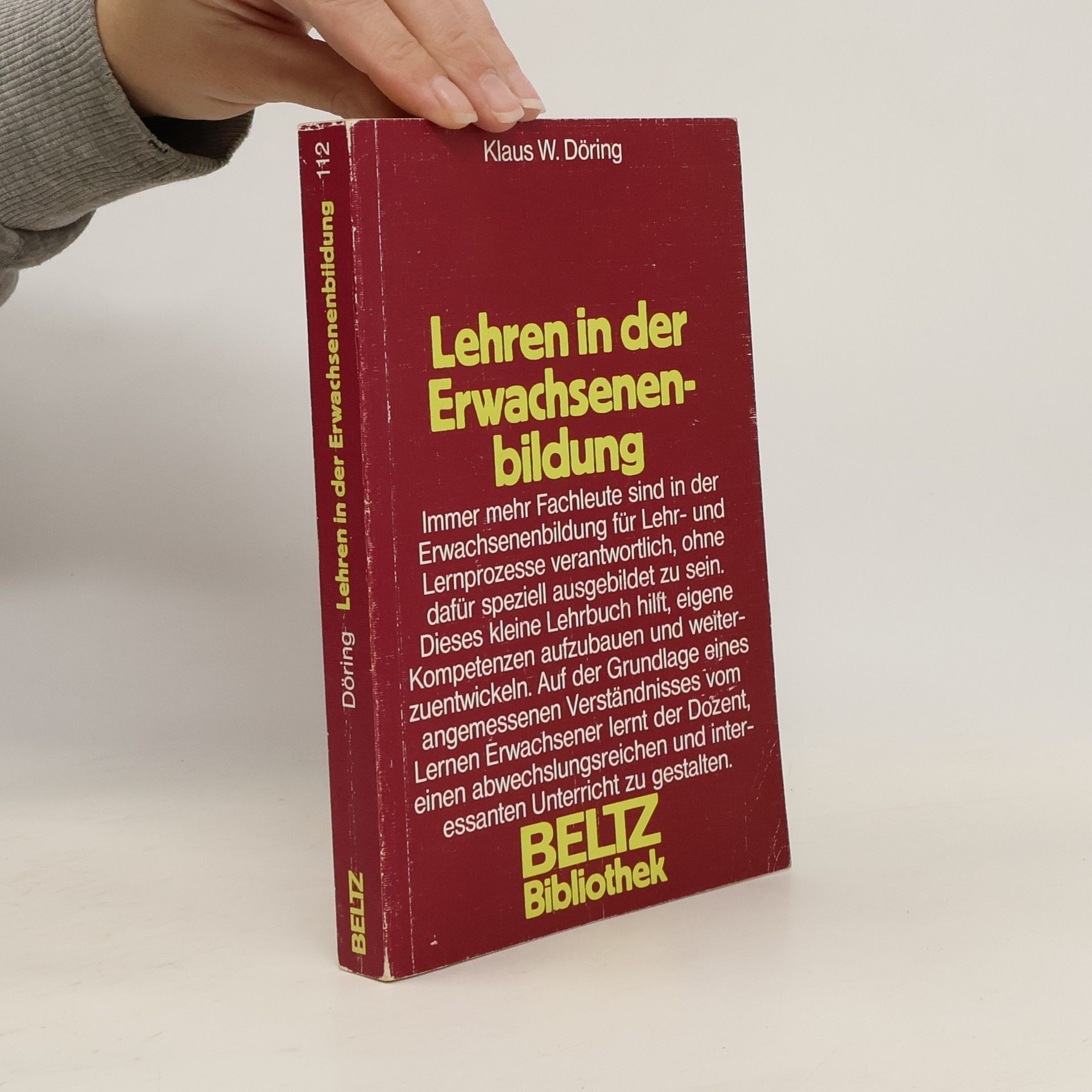 Klaus W. Döring Lehren in der Erwachsenenbildung