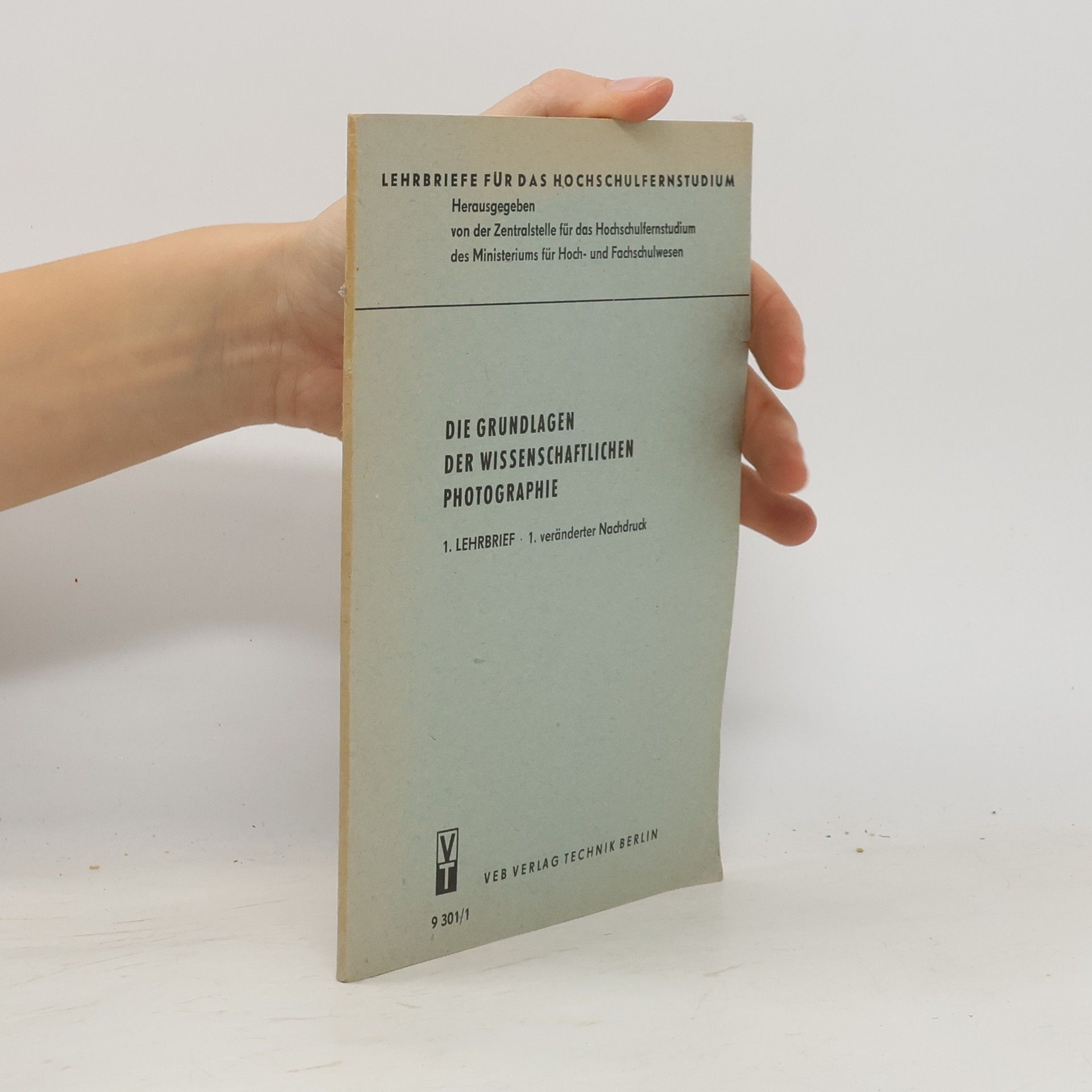 Collectif d'auteurs Die Grundlagen der wissenschaftlichen Photographie 3