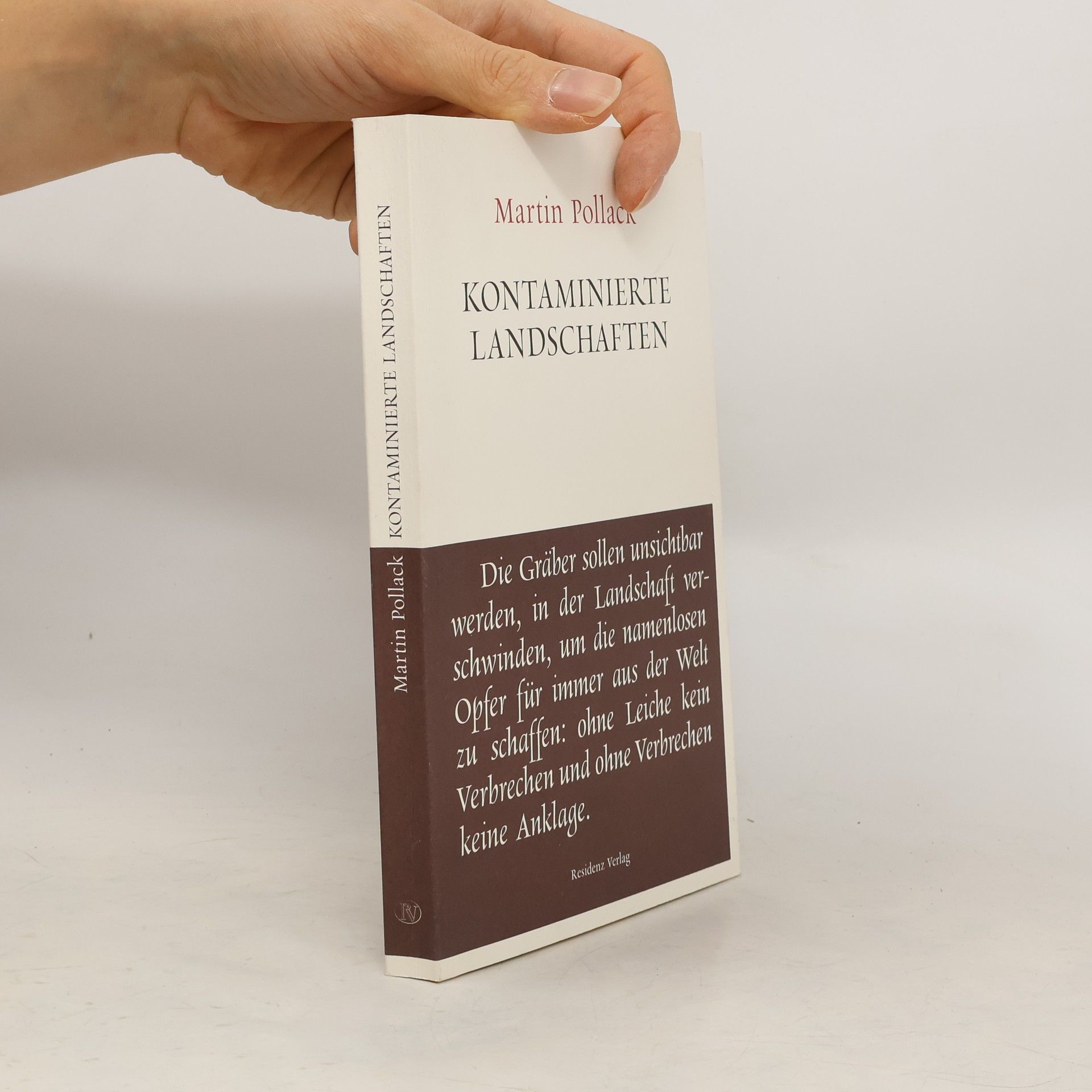 Martin Pollack Kontaminierte Landschaften