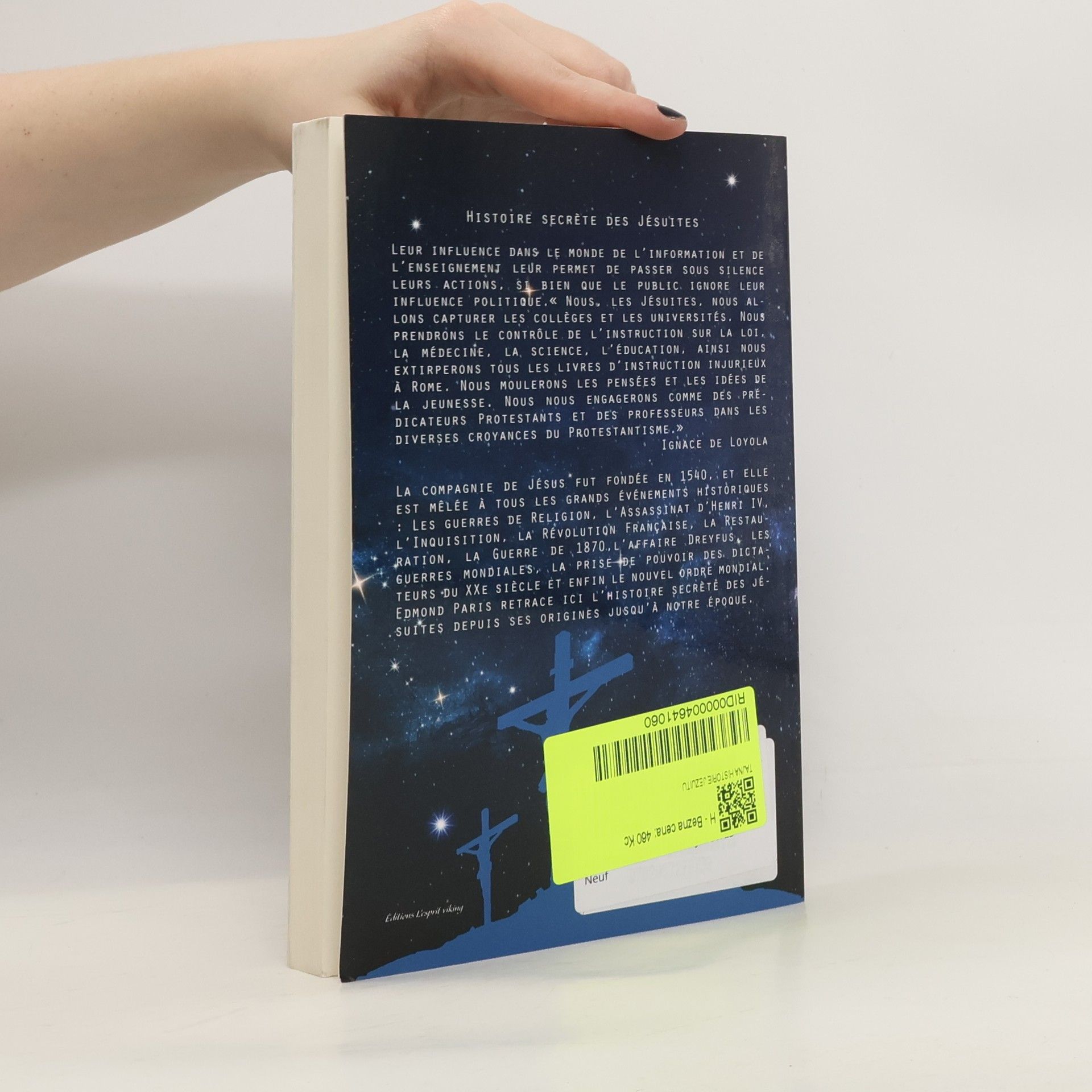 François-Edmond Pâris Histoire secrete des Jesuites