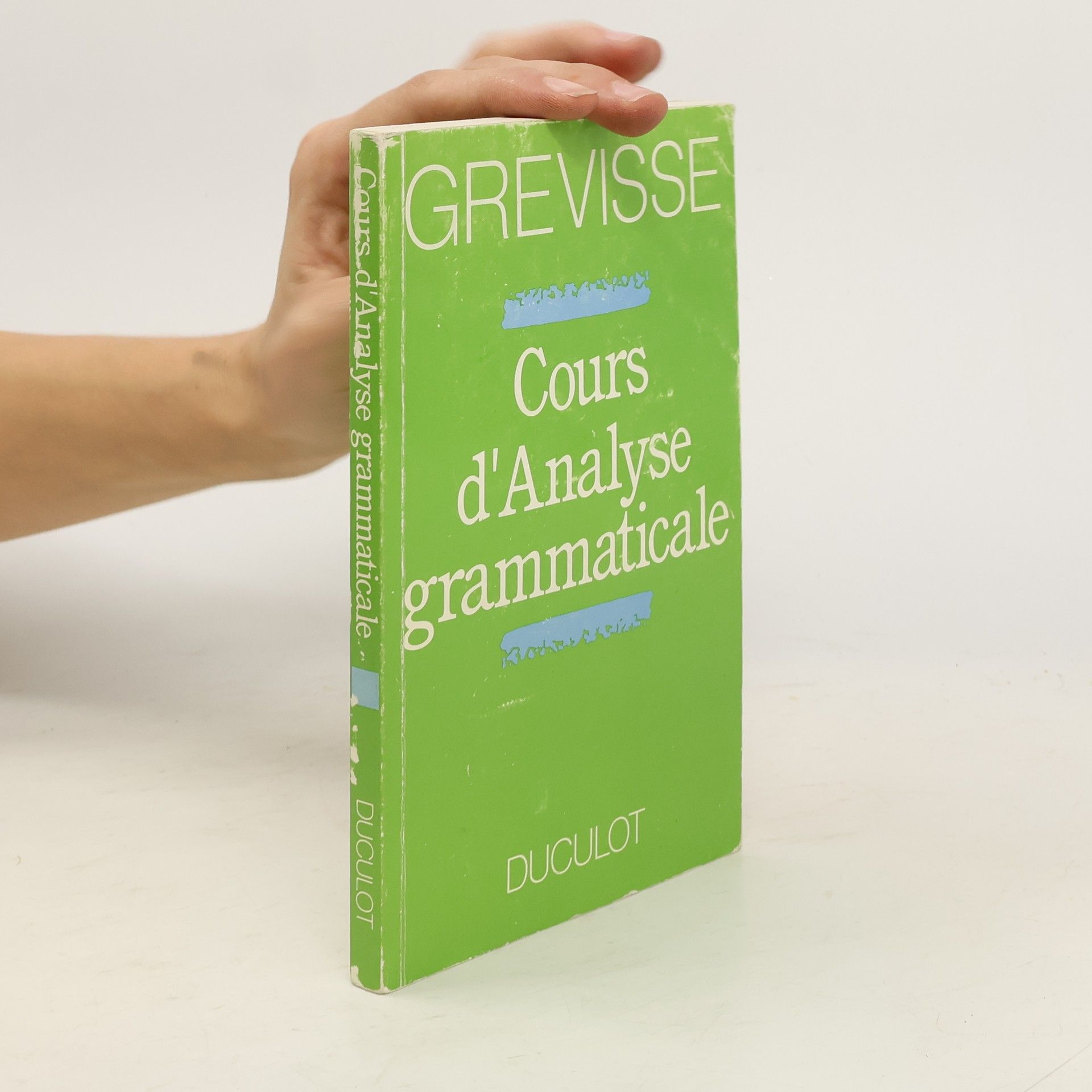 Maurice Grevisse Cours d'analyse grammaticale - livre de l'eleve
