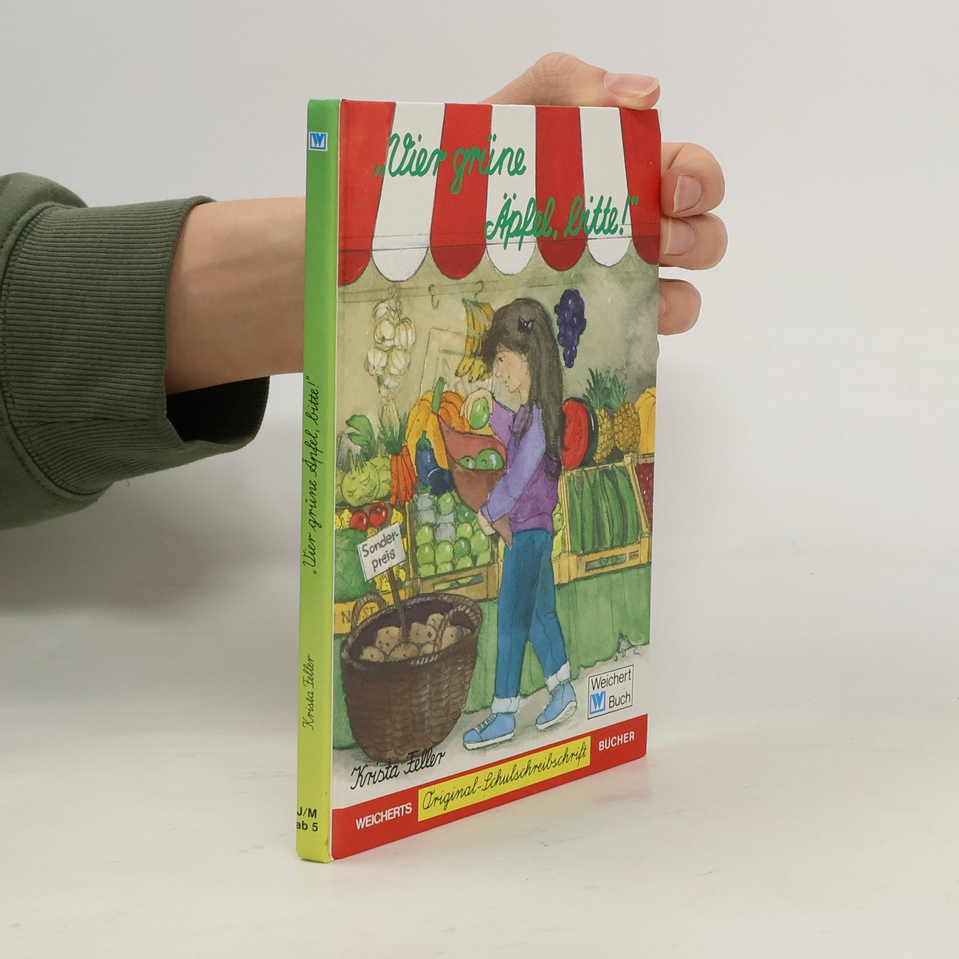 "Vier grüne Äpfel, bitte!"