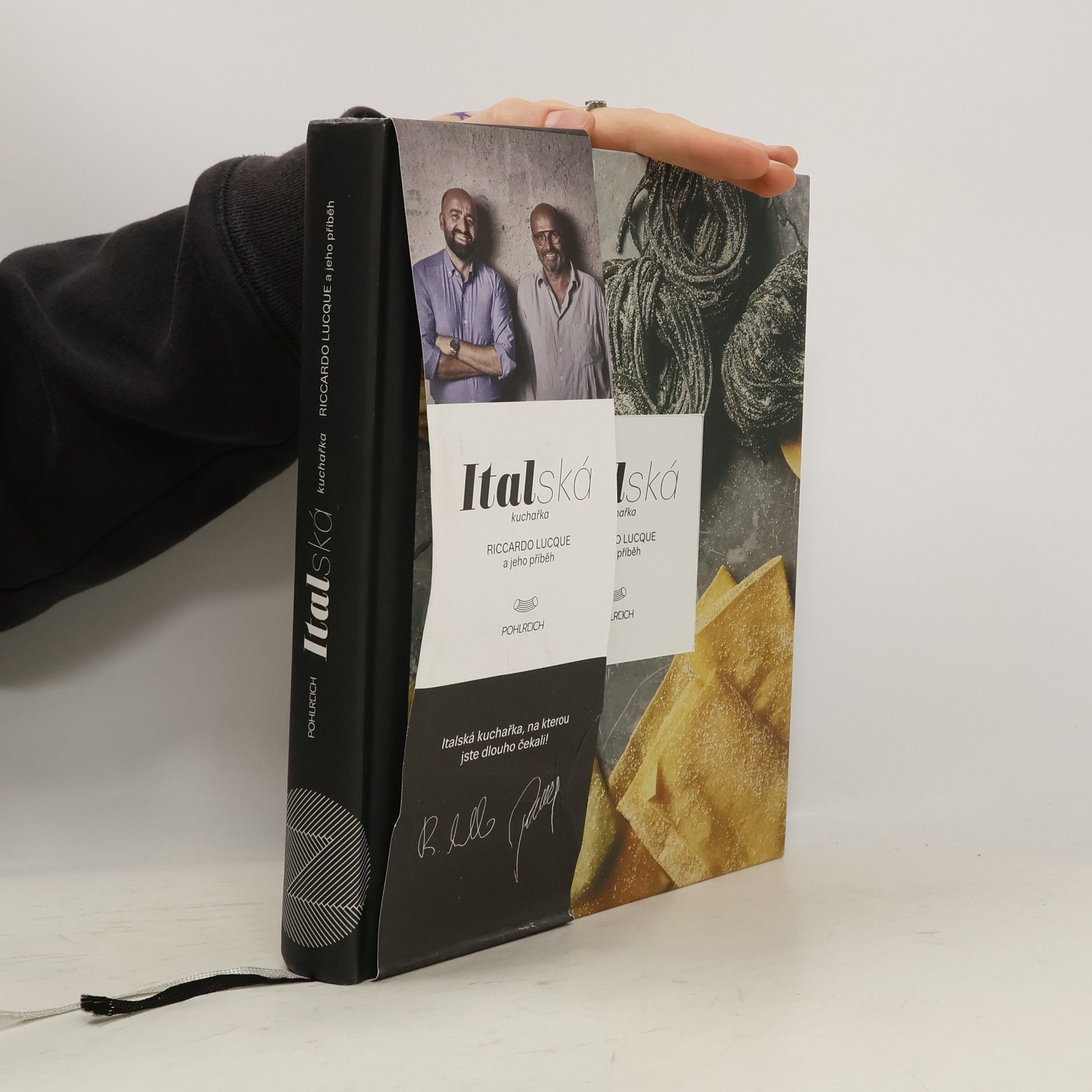 Riccardo Lucque Italská kuchařka. Riccardo Locque a jeho příběh