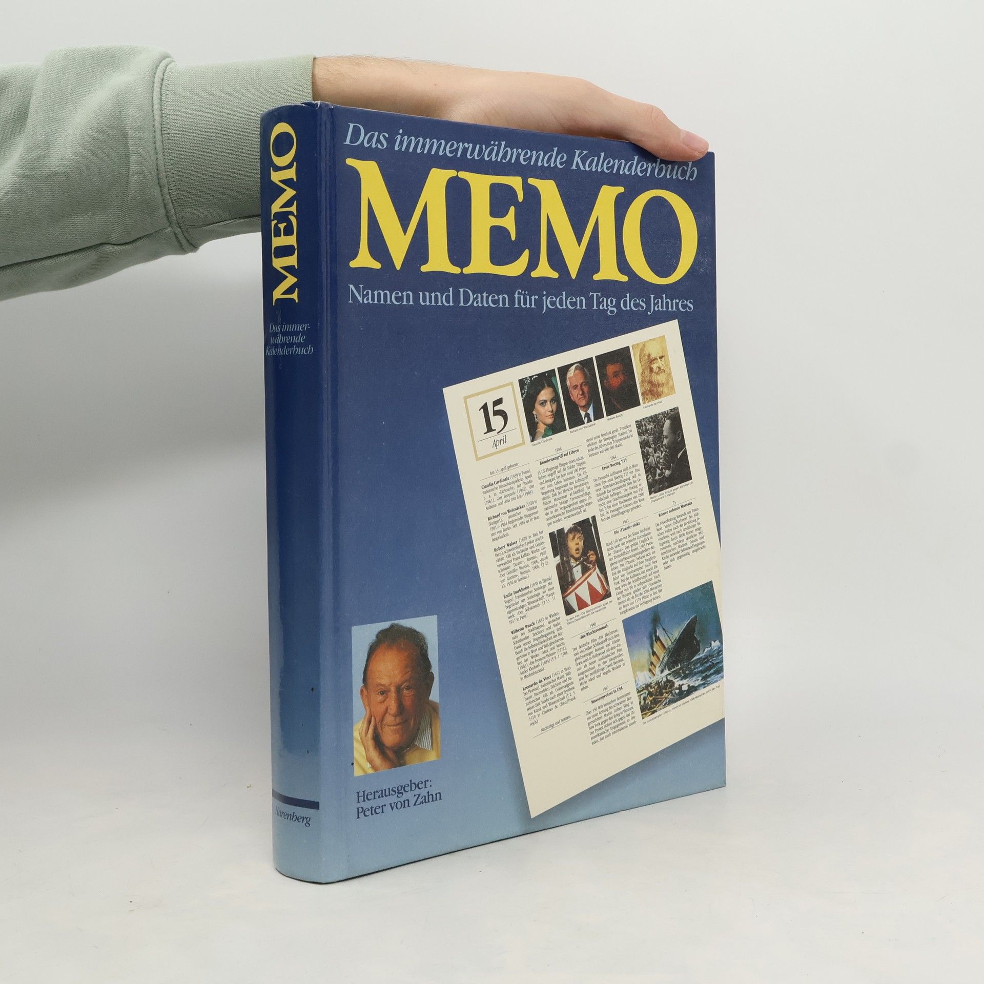Peter von Zahn MEMO - Das immerwährende Kalenderbuch - Namen und Daten für jeden Tag des Jahres