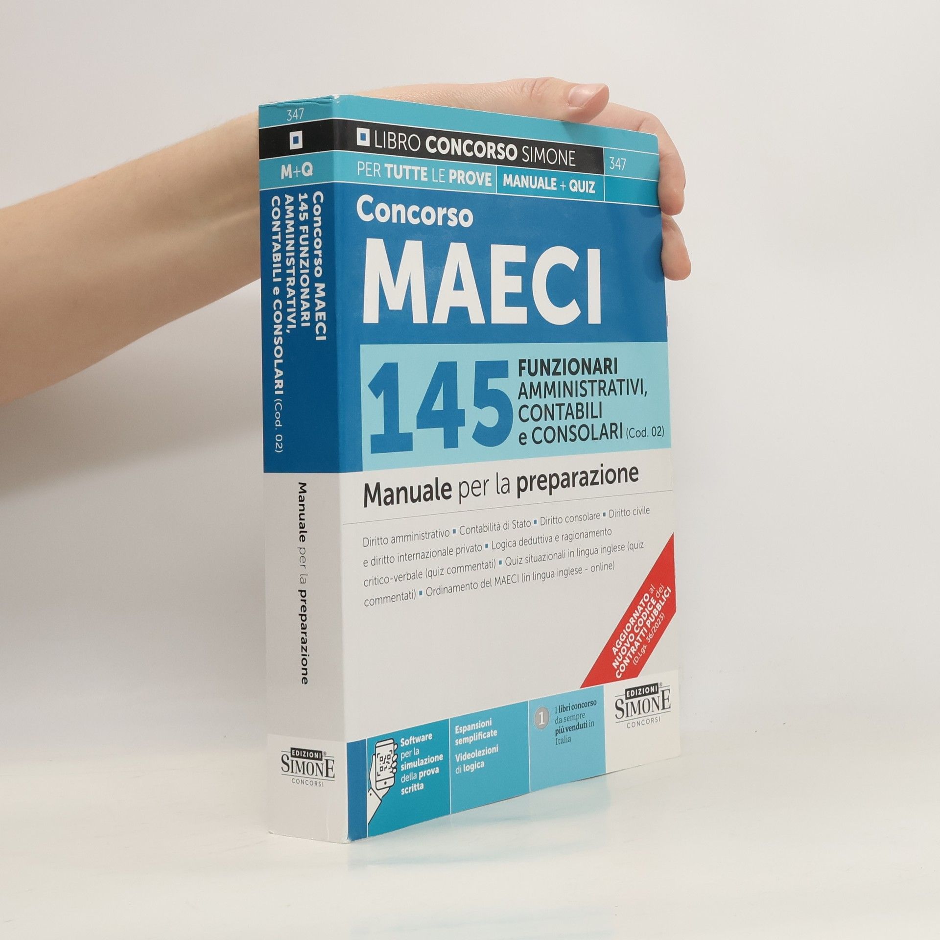 Various authors Concorso MAECI 2023 145 Funzionari Amministrativi Contabili e Consolari (Cod. 02)