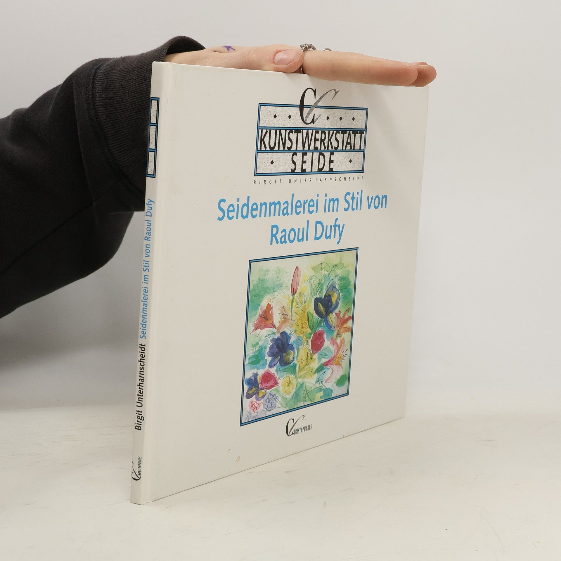 Seidenmalerei im Stil von Raoul Dufy