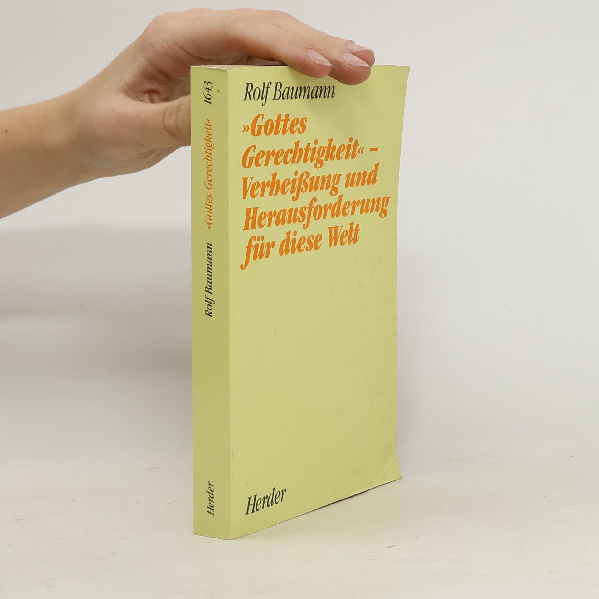Rolf Baumann Gottes Gerechtigkeit