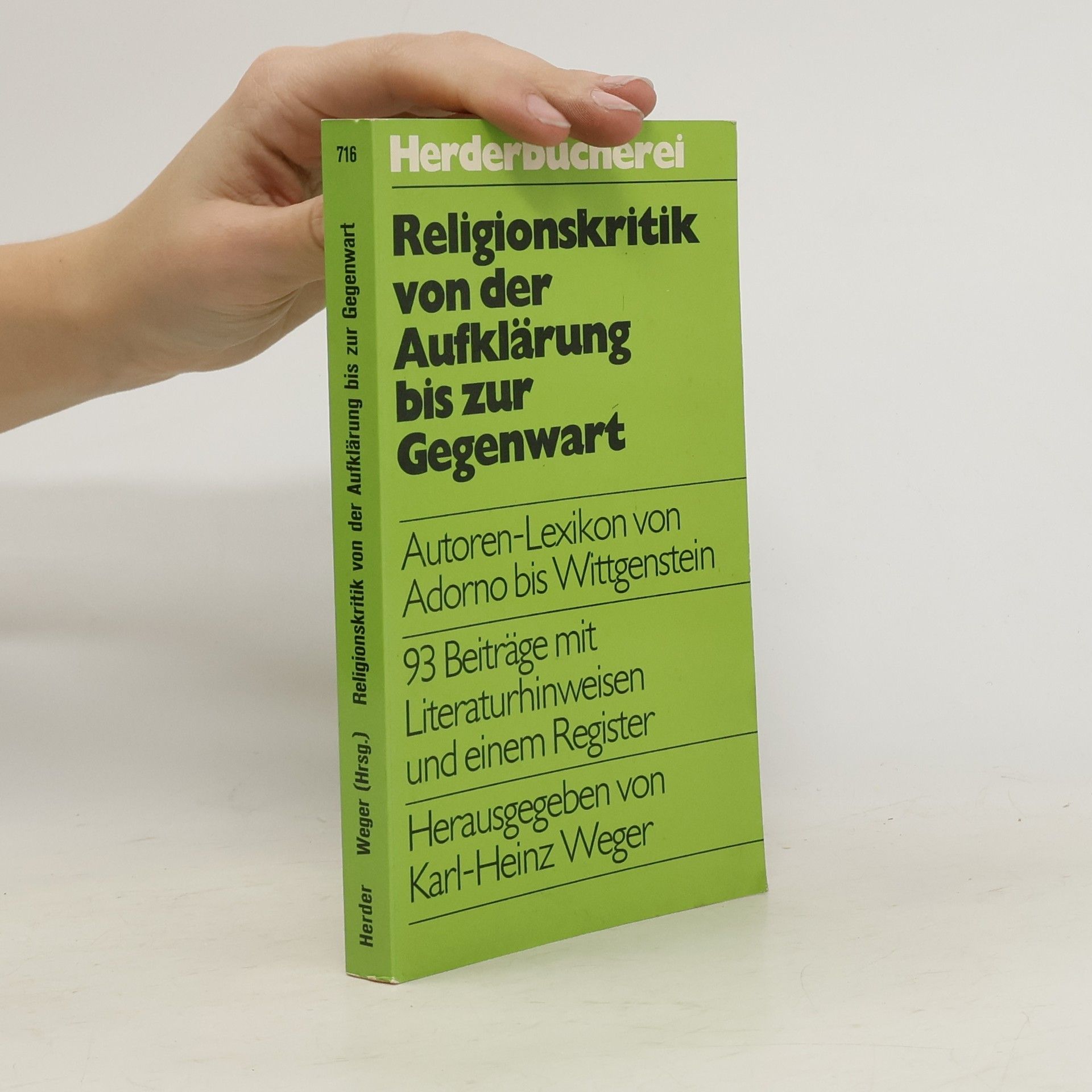 Religionskritik von der Aufklärung bis zur Gegenwart