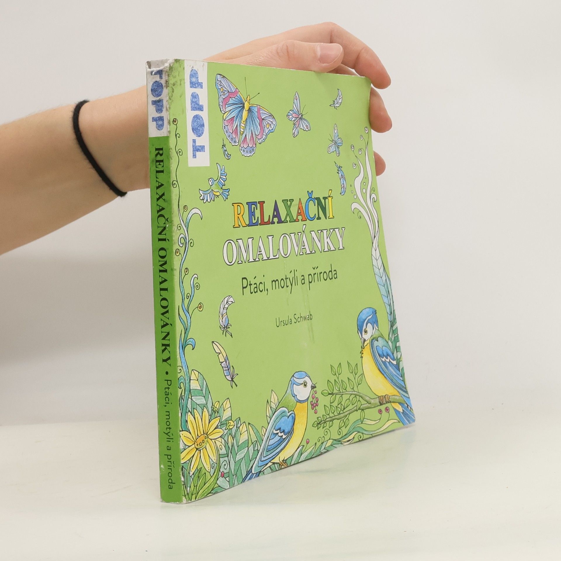 Relaxační omalovánky. Ptáci, motýli a příroda