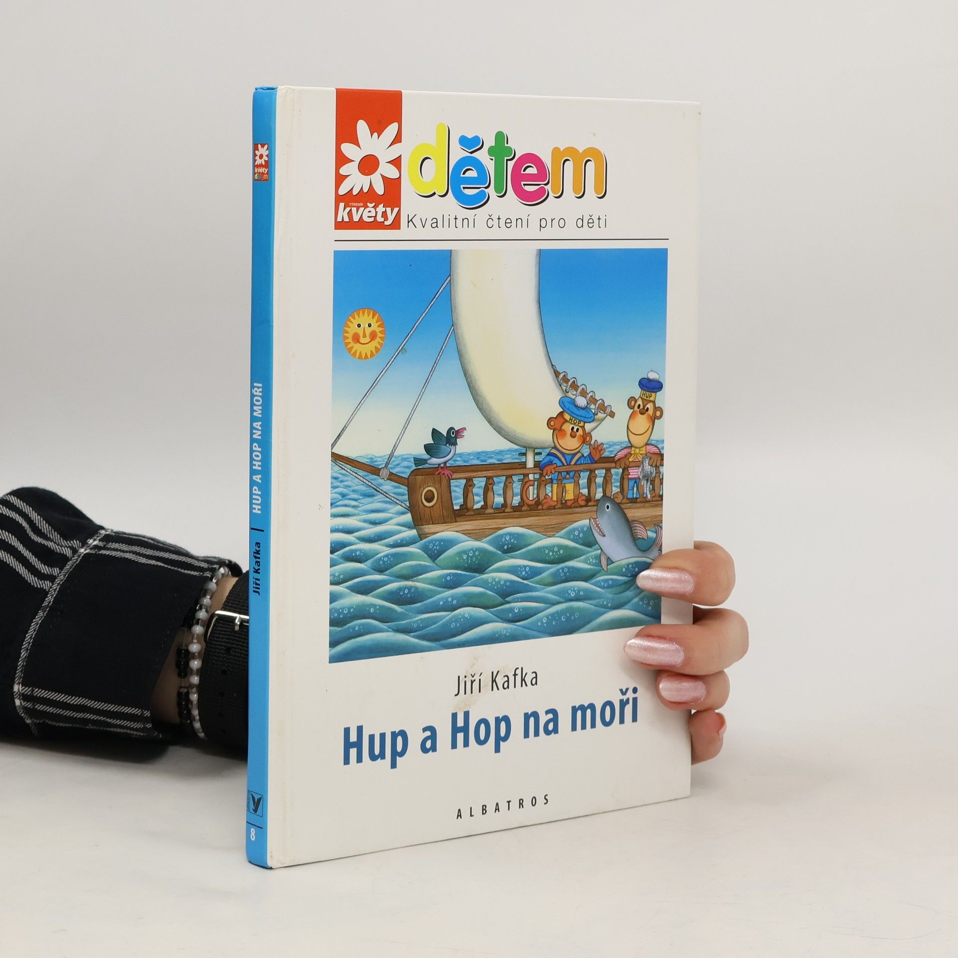 Hup a Hop na moři : veselá dobrodružství dvou opičáků a pana kormidelníka Rybičky