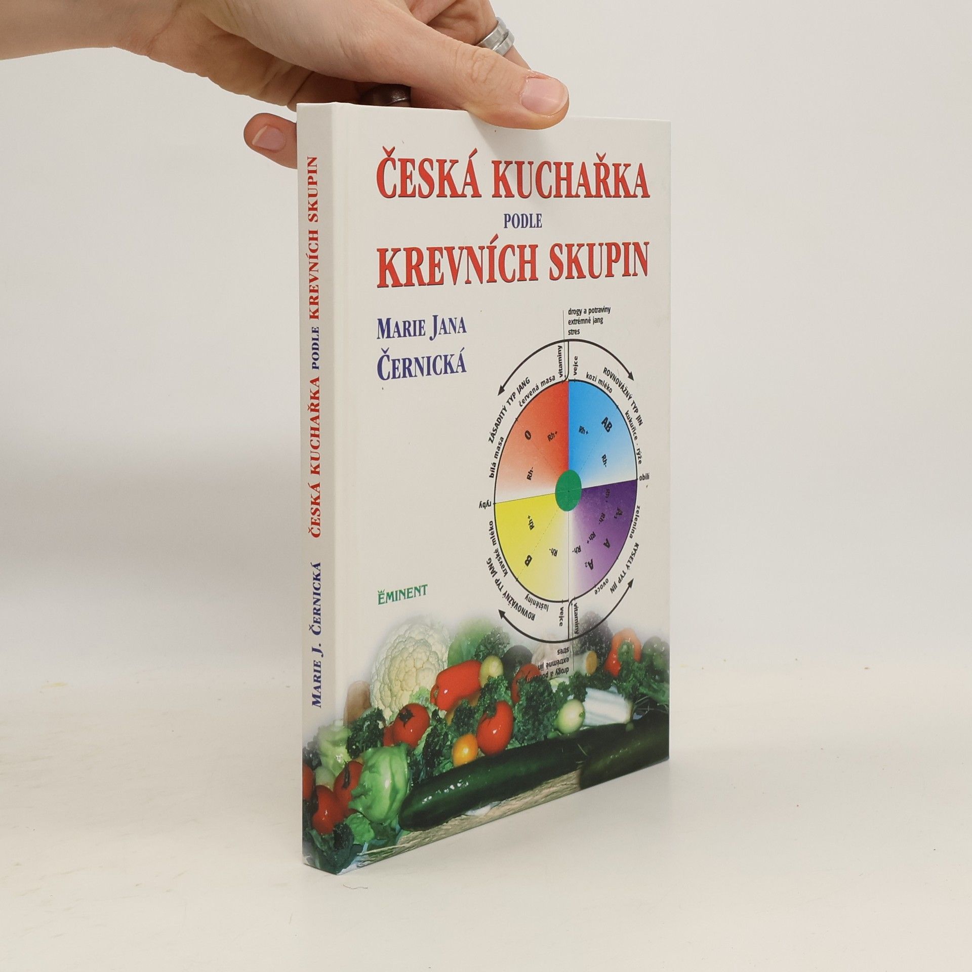 Marie Jana Černická Česká kuchařka podle krevních skupin