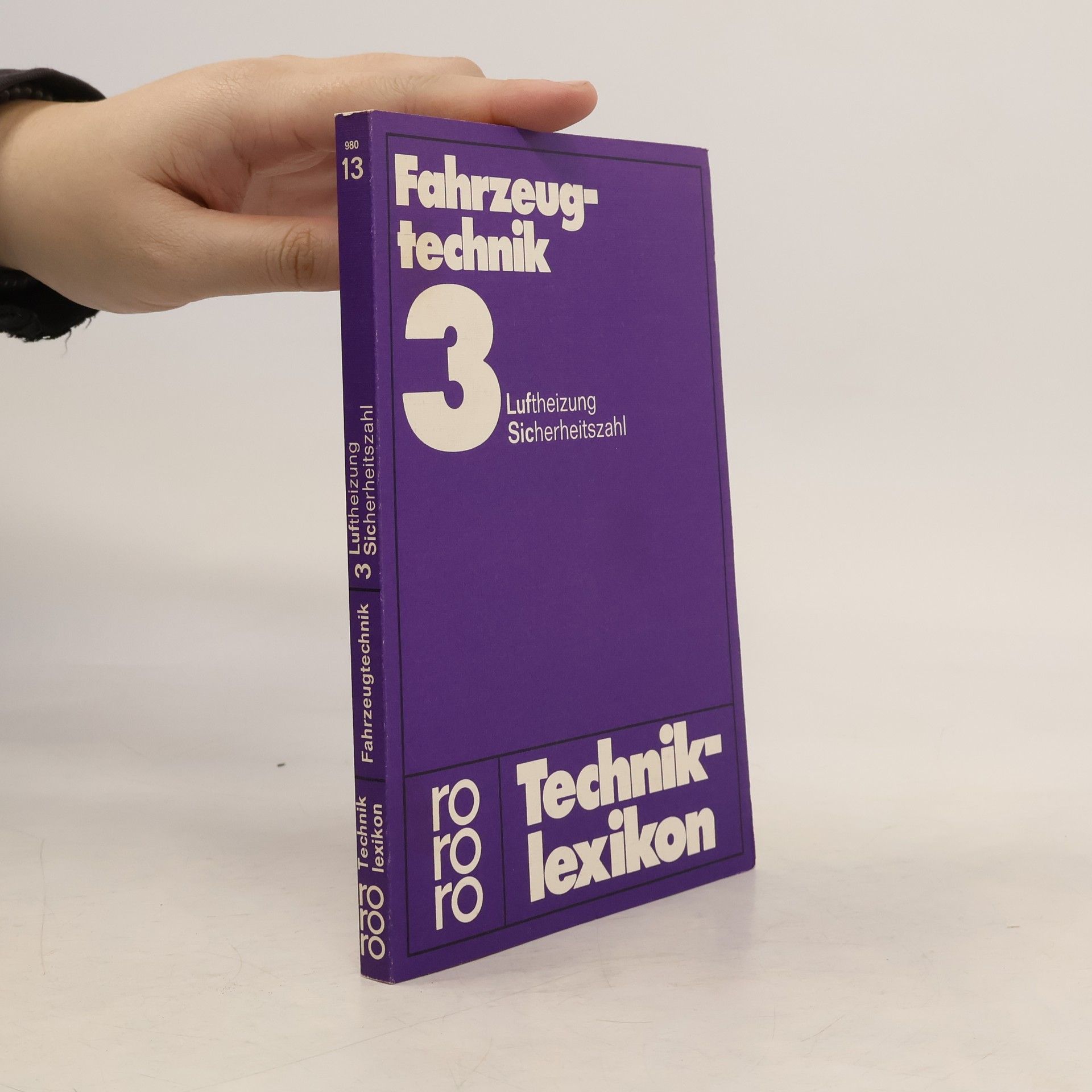 AA.VV. Fahrzeugtechnik 3. Luftheizung Sicherheitszahl