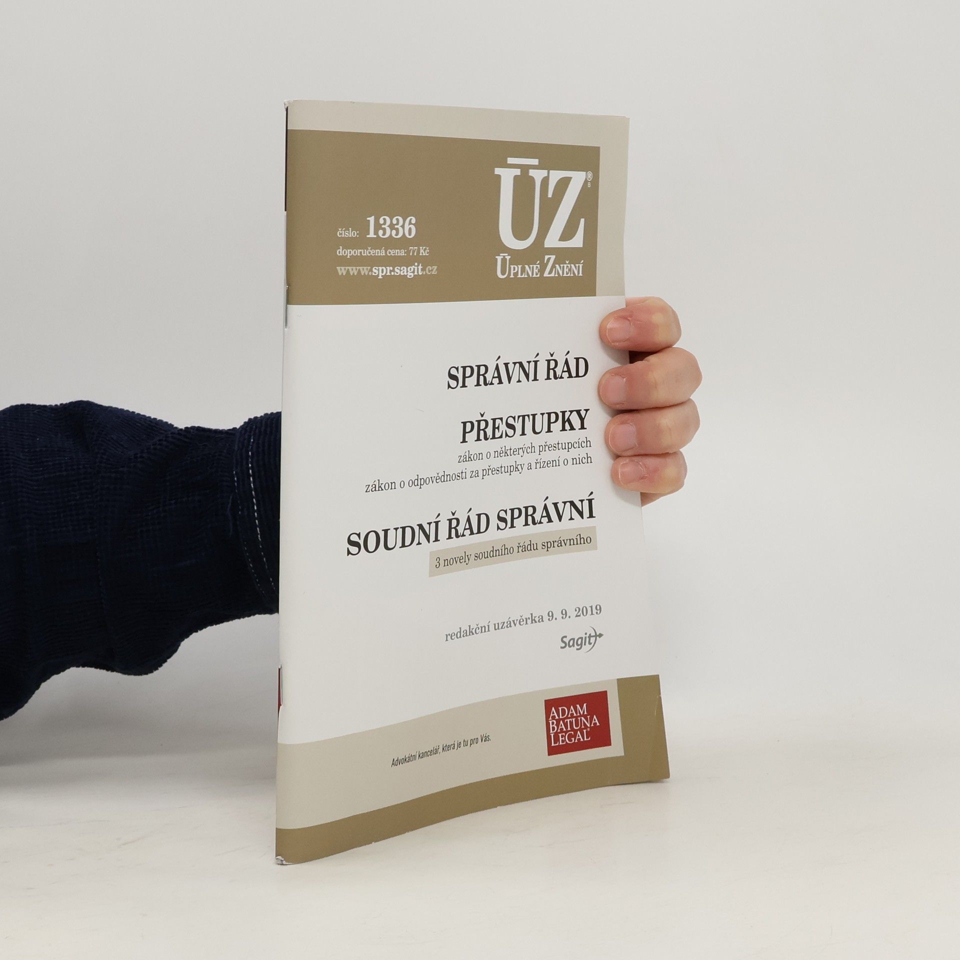 Autorenkollektiv Správní řád, soudní řád správní, přestupky