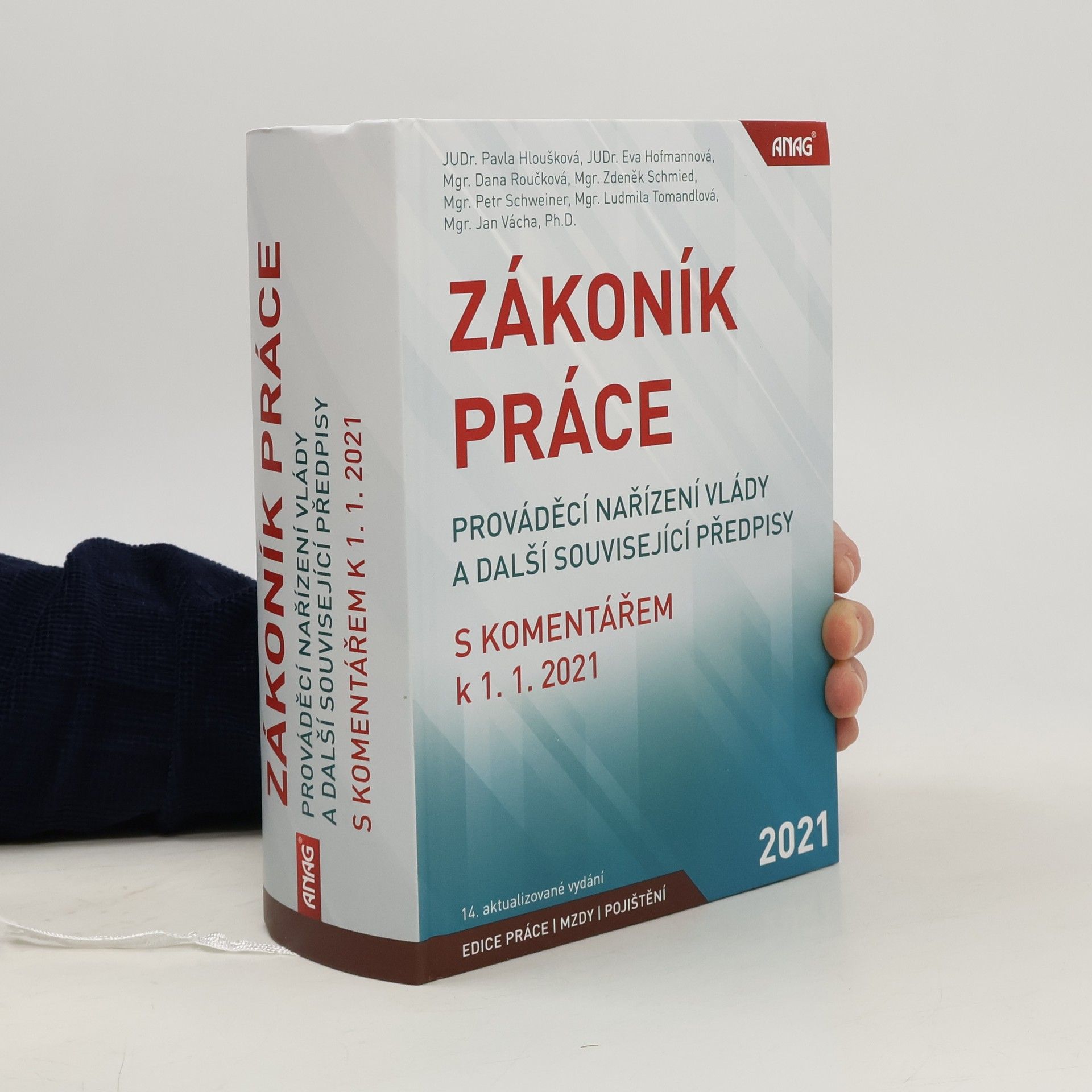 Kolektiv autorů Zákoník práce. Prováděcí nařízení vlády a další související předpisy (s komentářem k 1. 1. 2021)