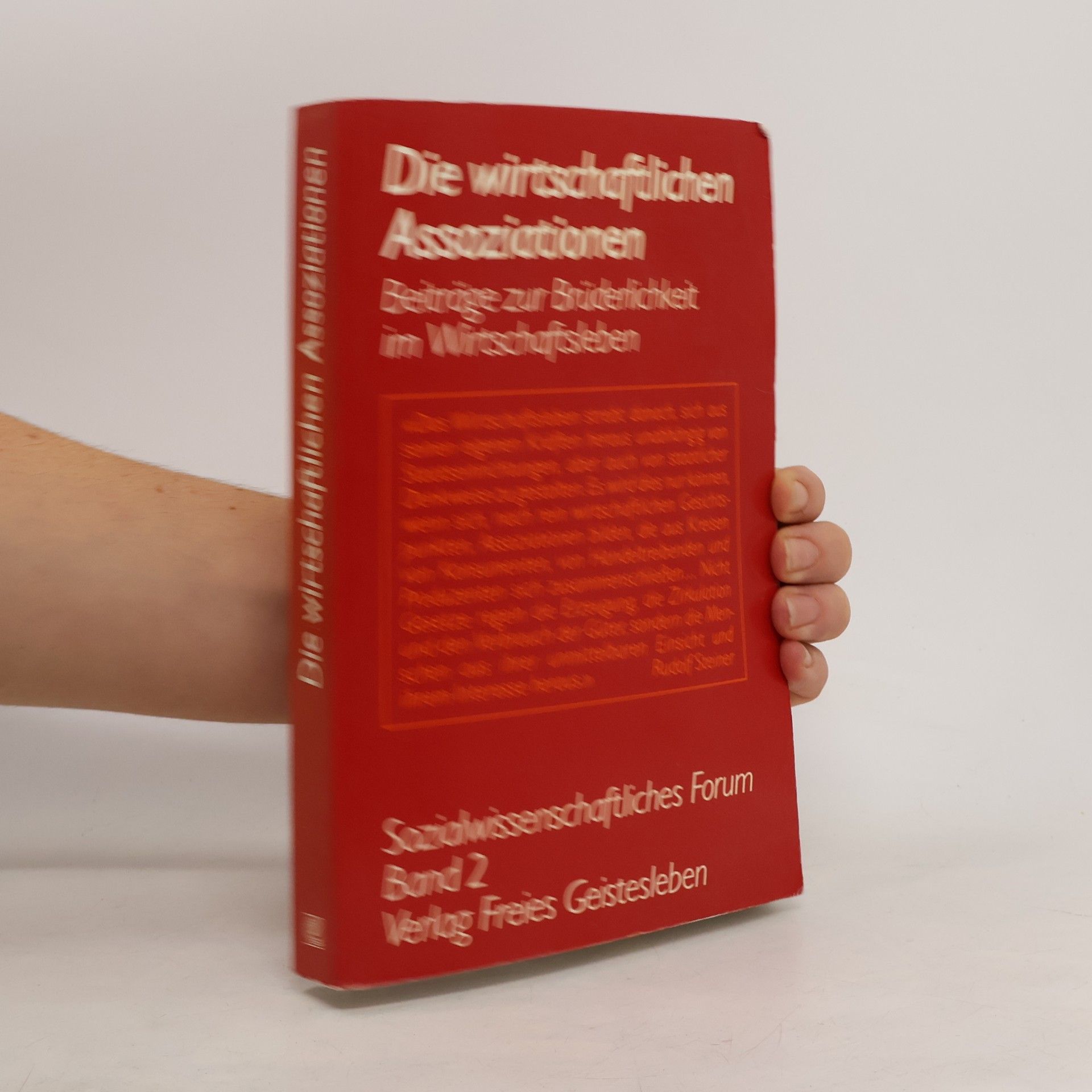 Stefan Leber Die wirtschaftlichen Assoziationen