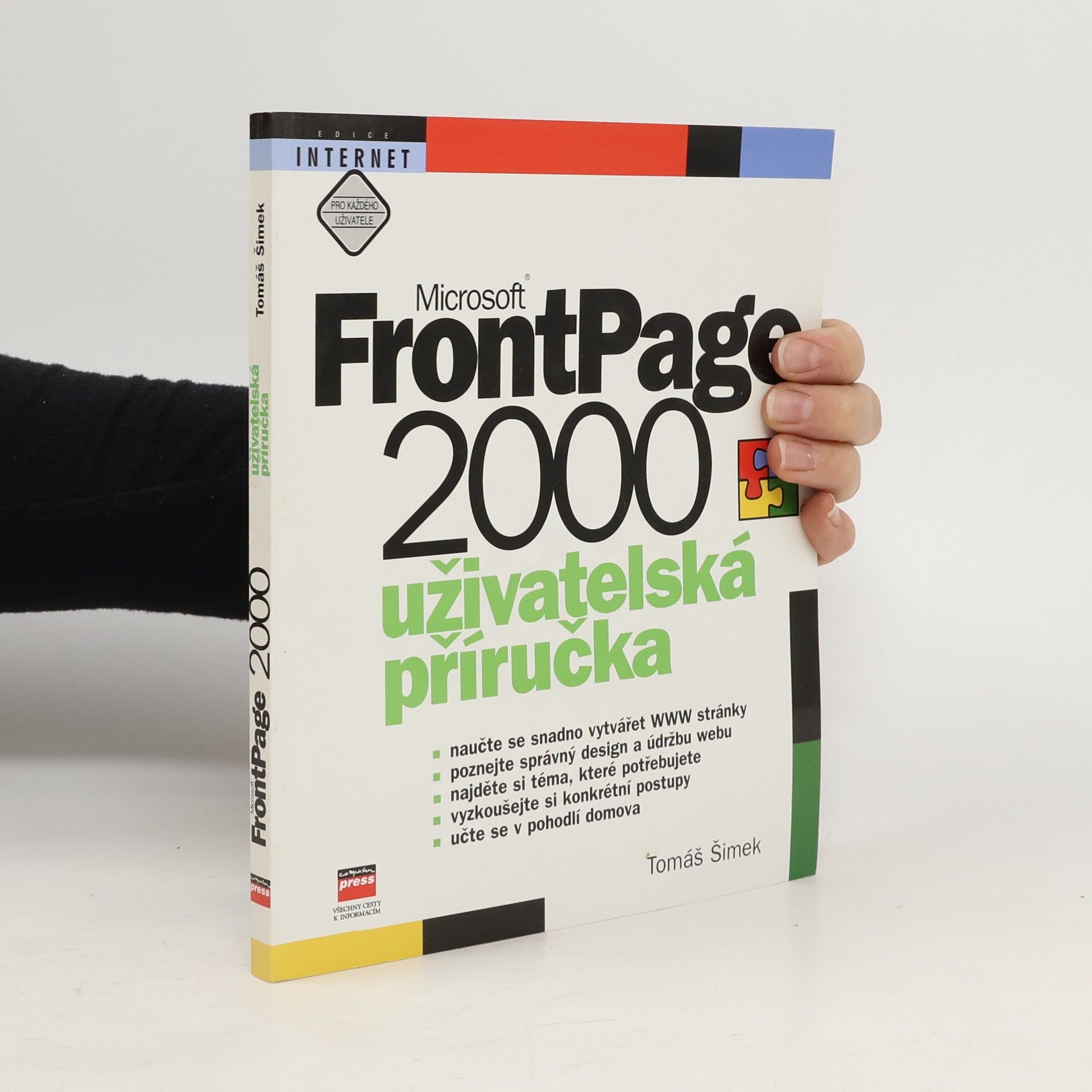 Tomáš Šimek Microsoft FrontPage 2000 : uživatelská příručka