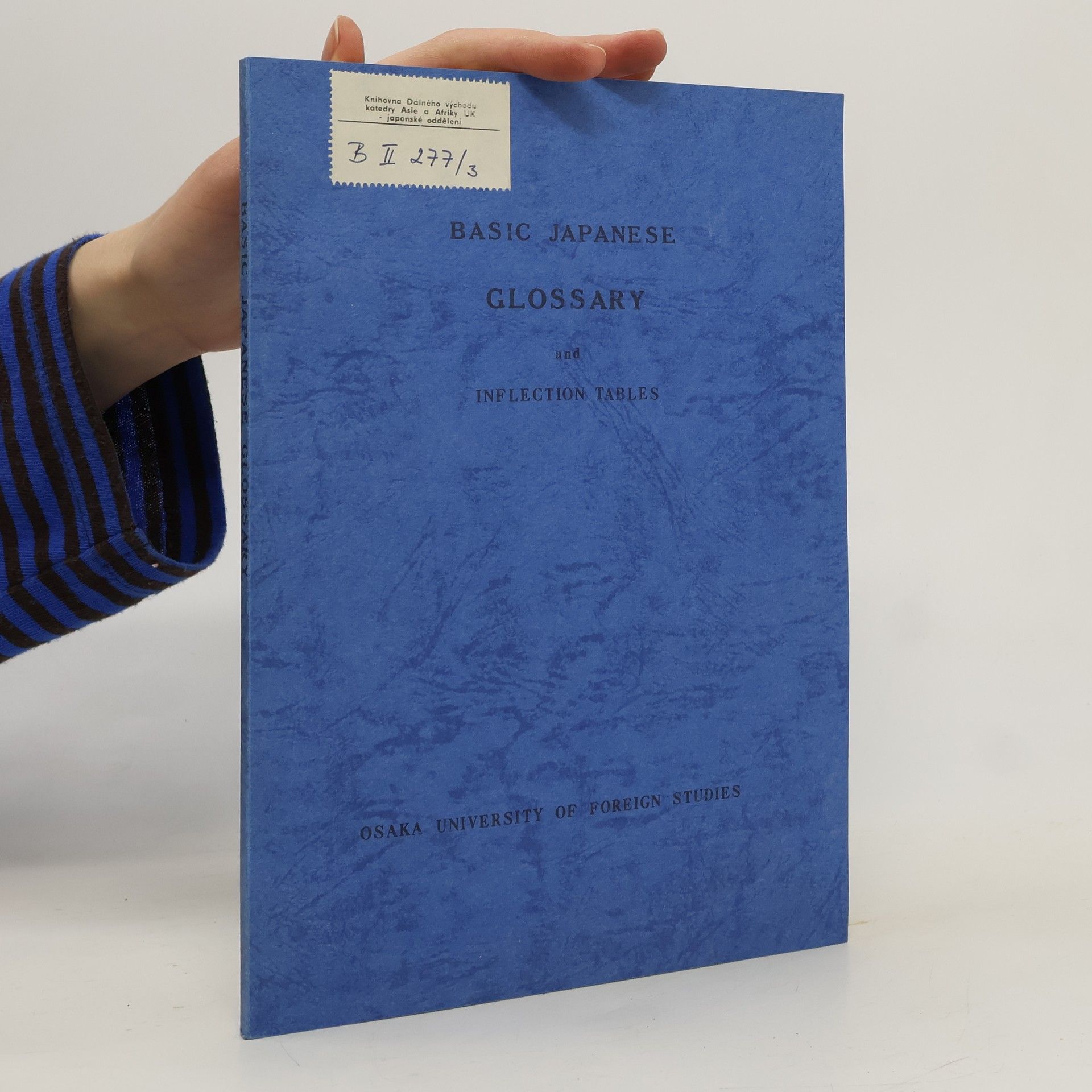 AA.VV. Basic Japanese Glossary and Inflection Tables