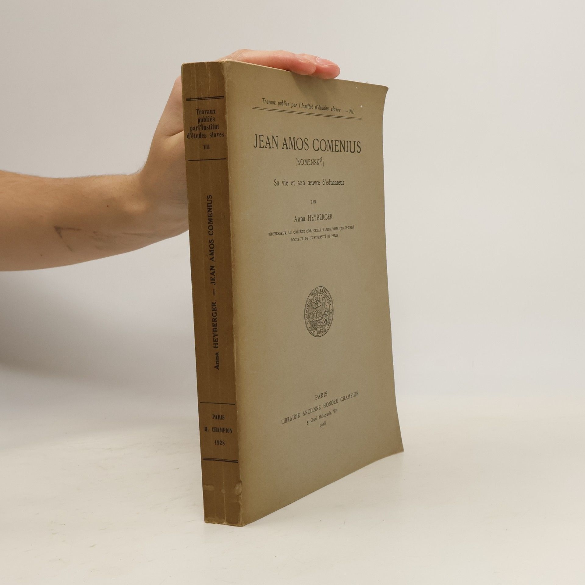 Anna Heyberger Jean Amos Comenius (Komenský): Sa vie et son œuvre d'éducateur