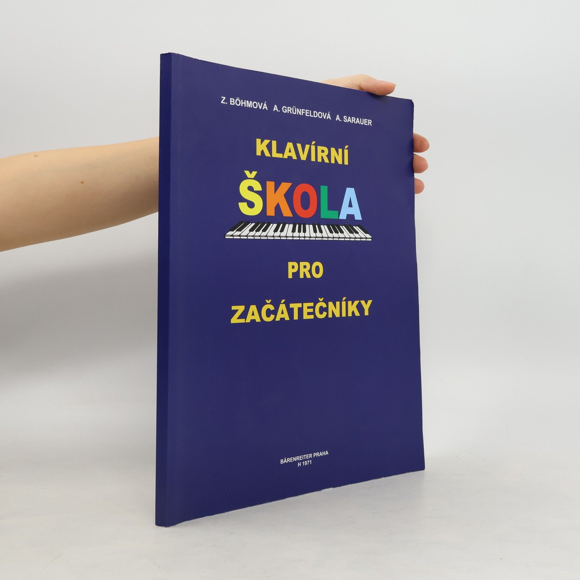 Alois Sarauer Klavírní škola pro začátečníky