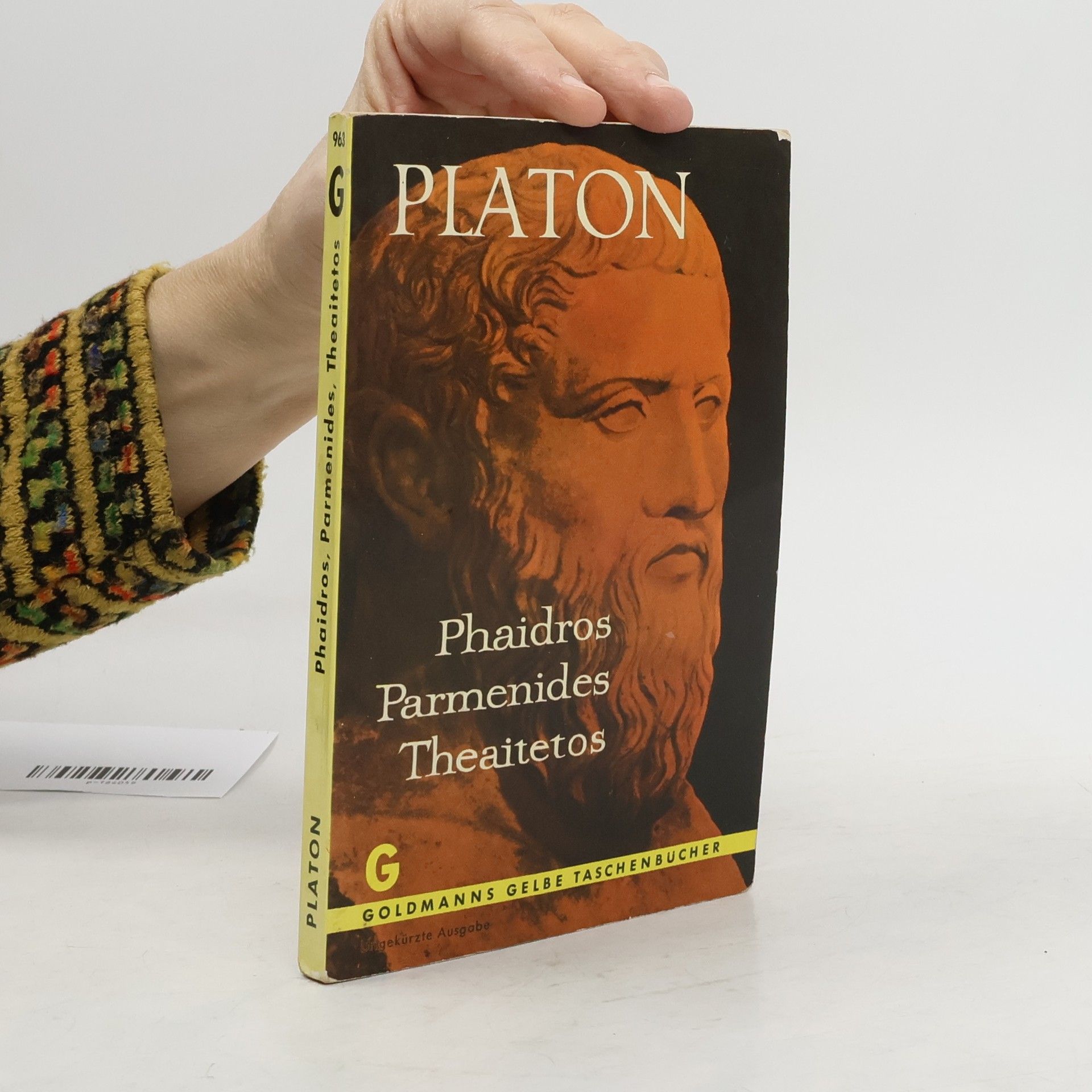 Platón Phaidros, Parmenides, Theaitetos
