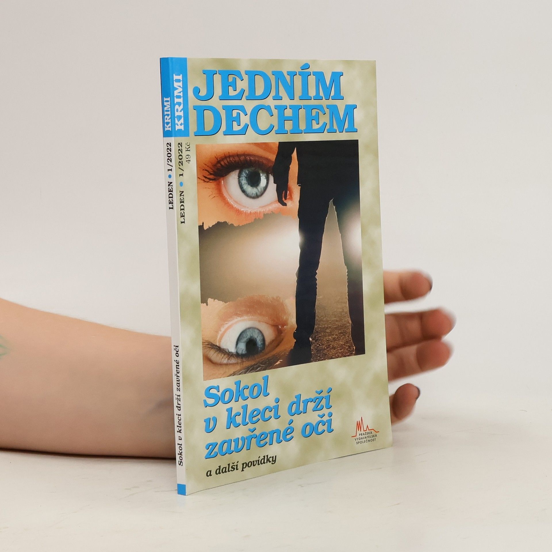 Kolektiv autorů Jedním dechem 1/2022. Sokol v kleci drží zavřené oči