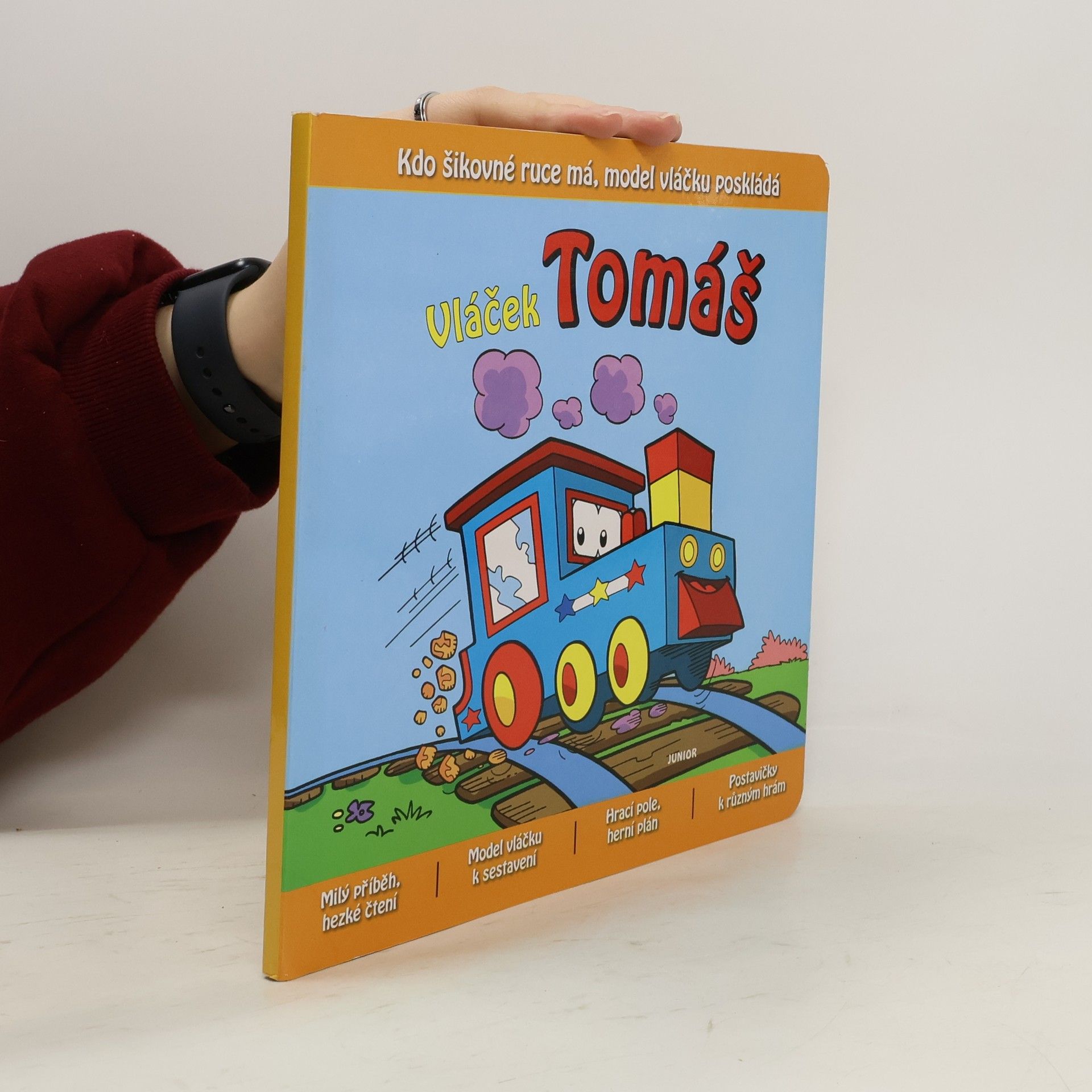 Zuzana Pospíšilová Vláček Tomáš : kdo šikovné ruce má, model vláčku poskládá