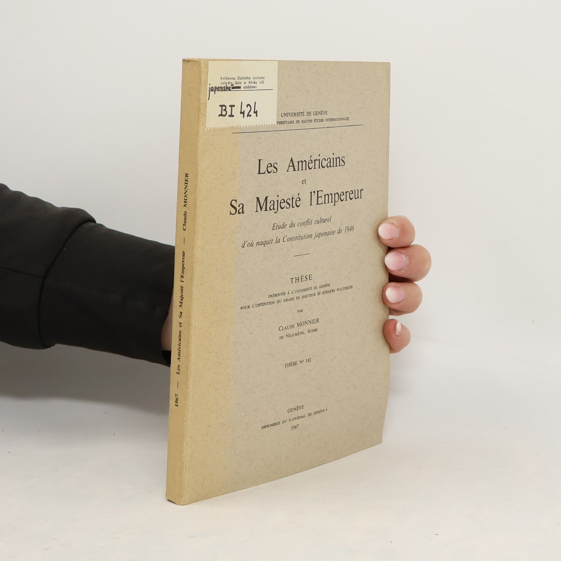 Claude Monnier Les Américains et Sa Majesté l’Empereur