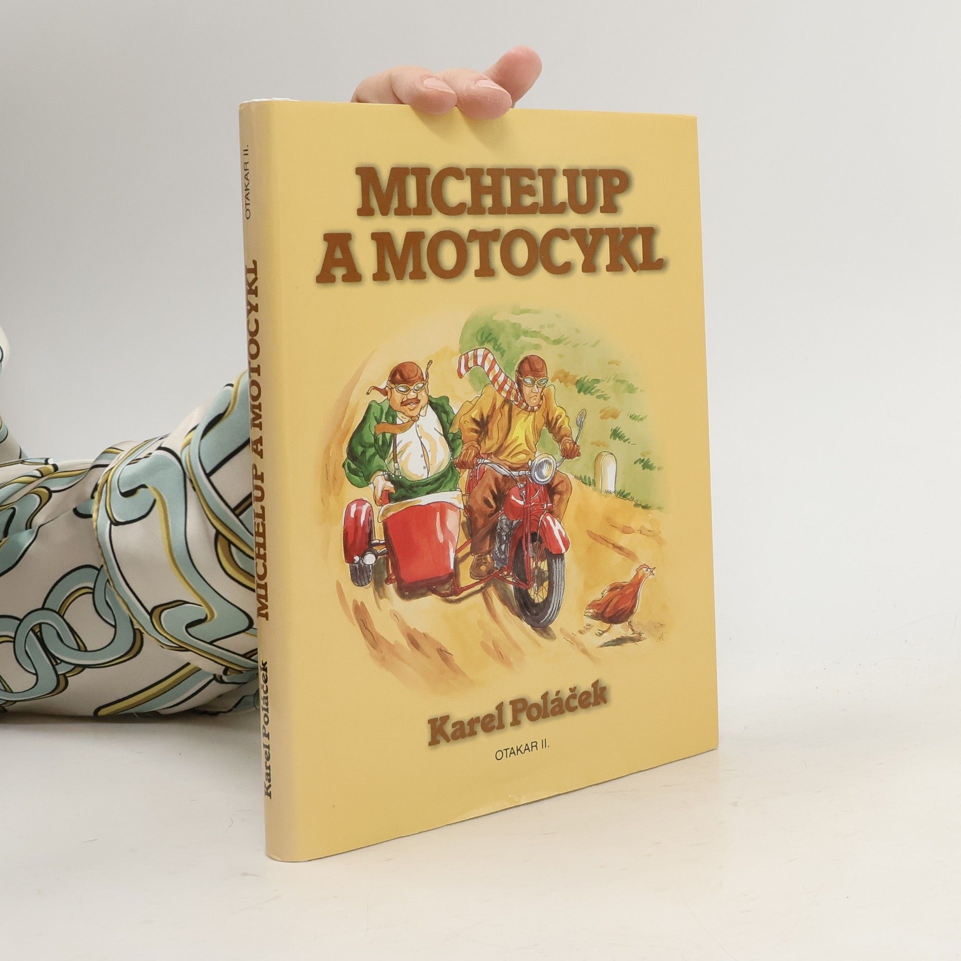 Karel Poláček Michelup a motocykl