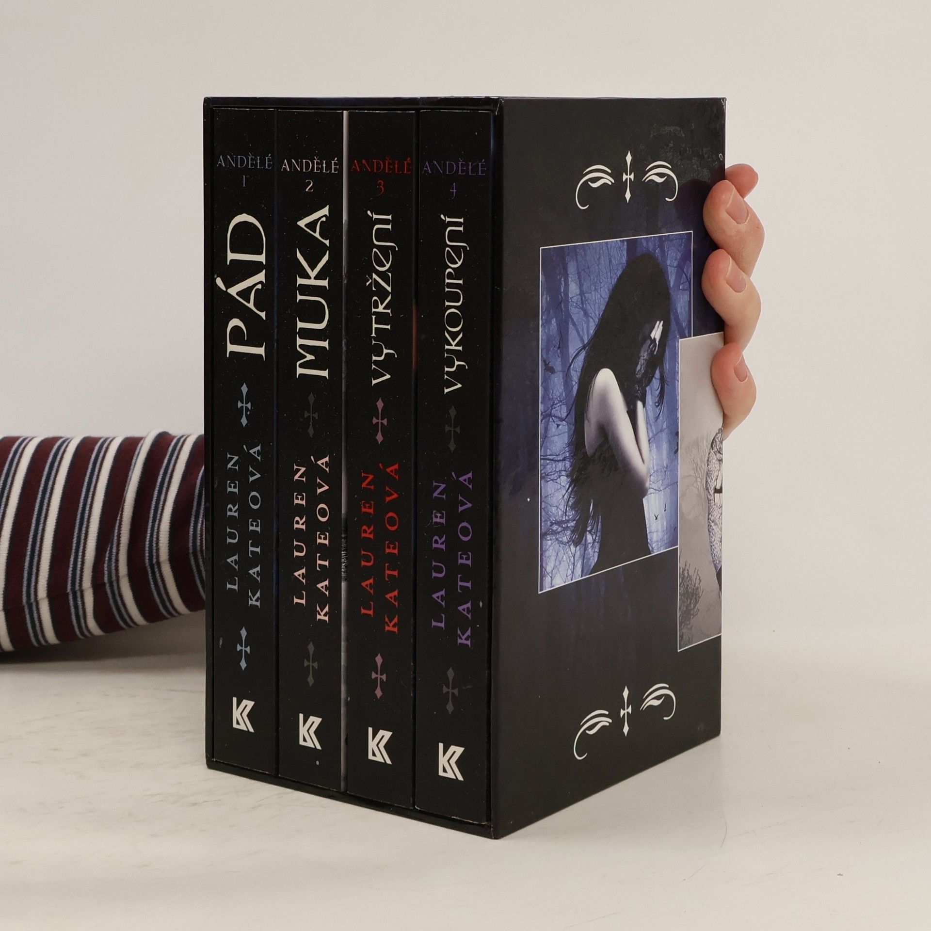 Lauren Kate Andělé 1.-4. díl, 4 svazky v boxu: Pád, Muka, Vytržení, Vykoupení.