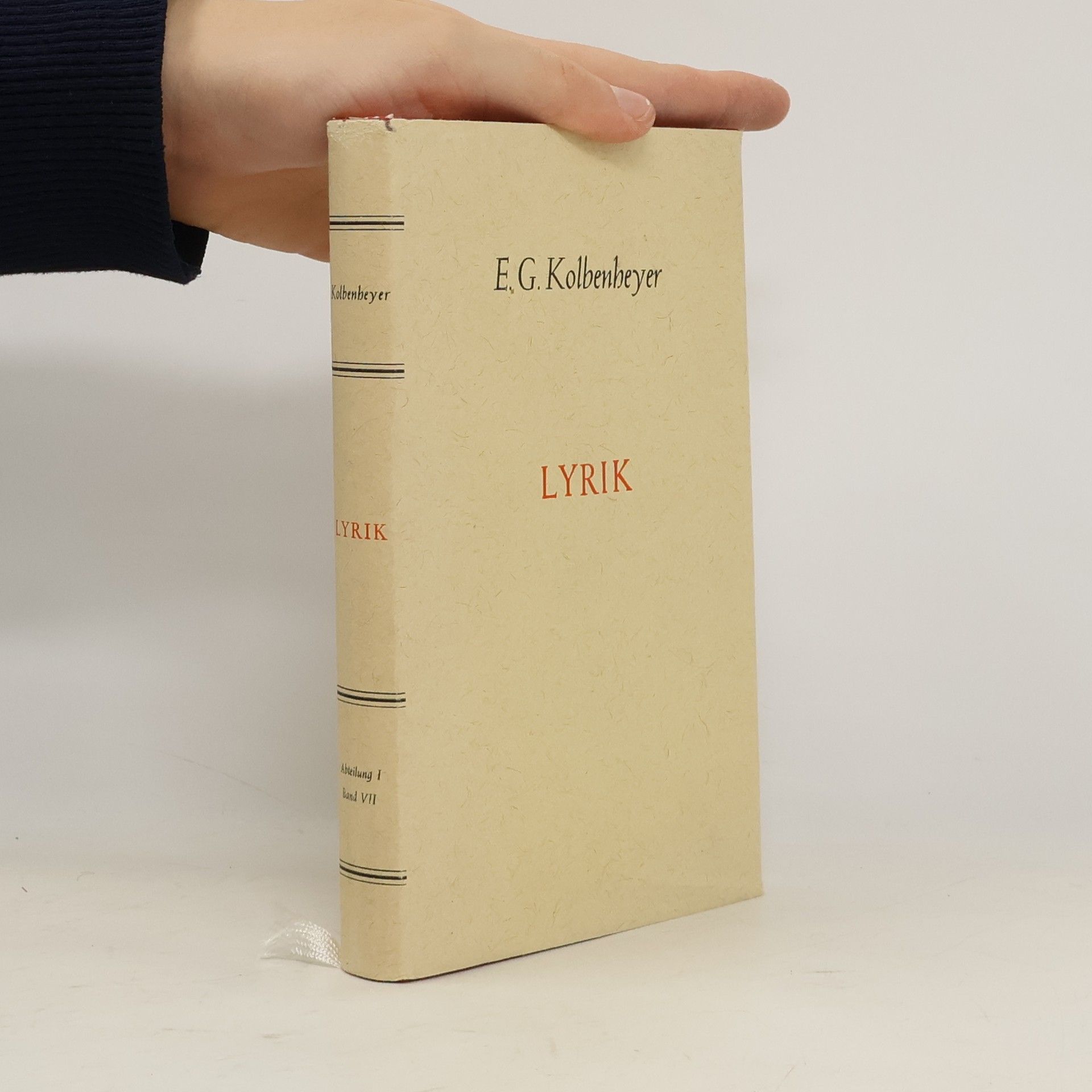 Lyrik. Abteilung I. Band VII