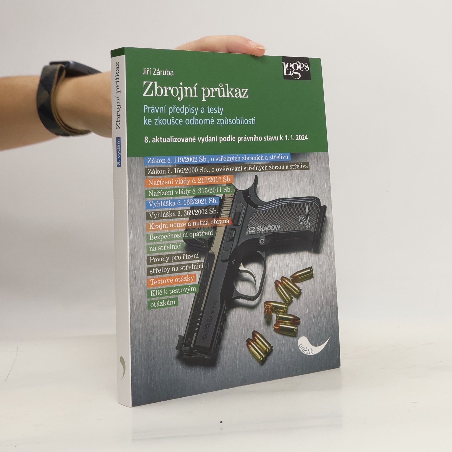 Jiří Záruba Zbrojní průkaz - 8. aktualizované vydání k 1. 1. 2024