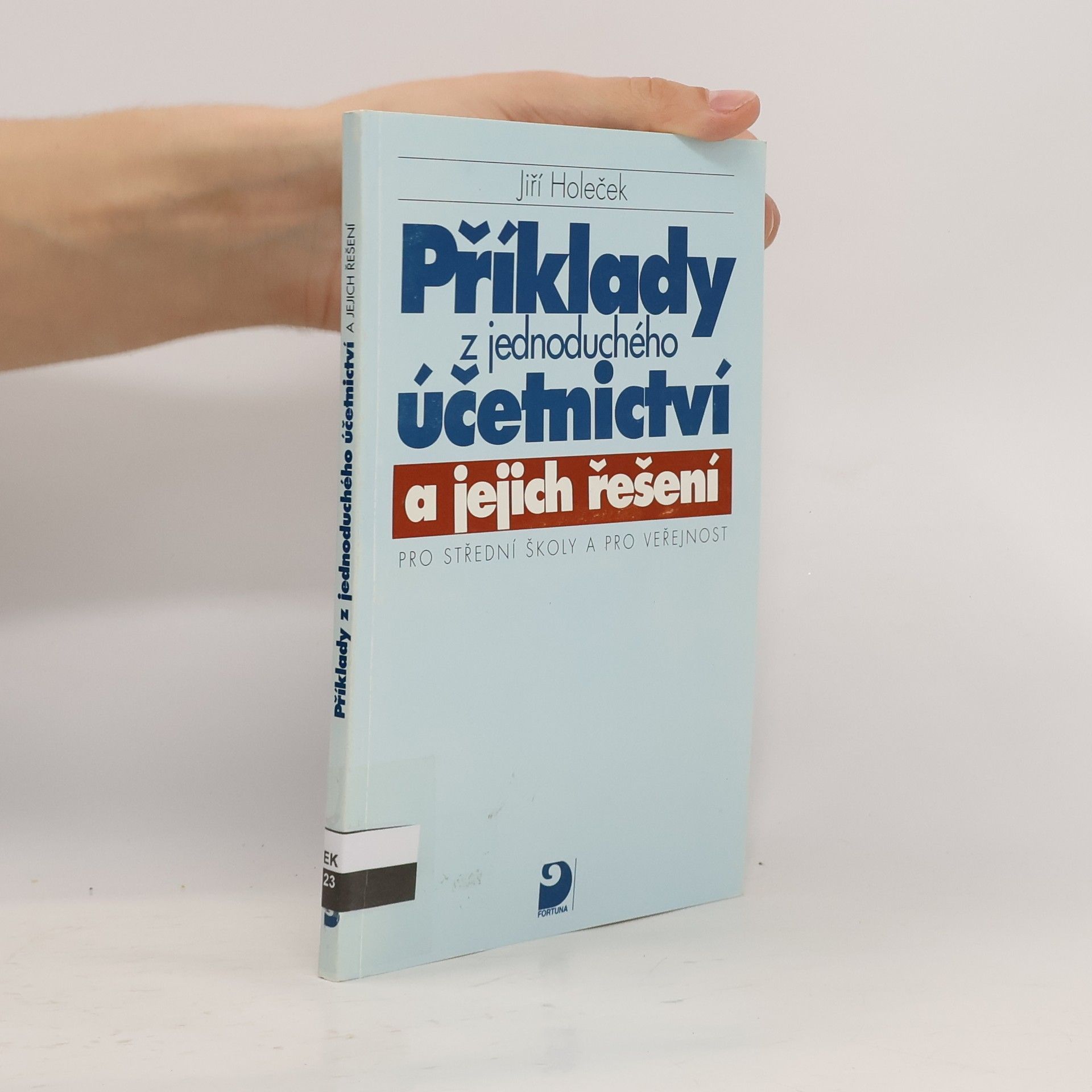 Příklady z jednoduchého účetnictví a jejich řešení