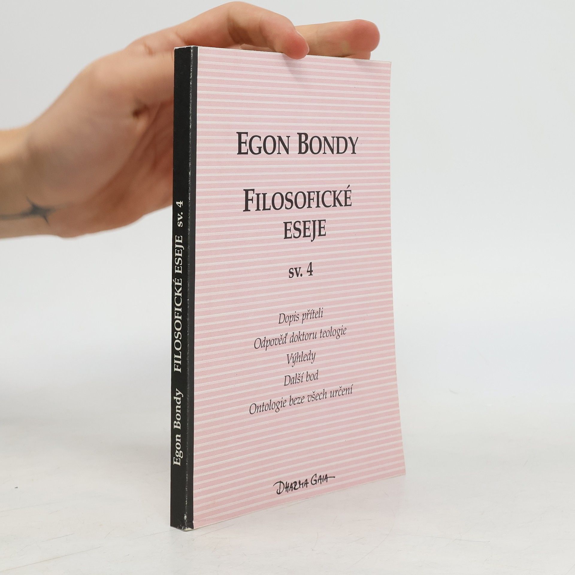 Egon Bondy Filosofické eseje sv. 4