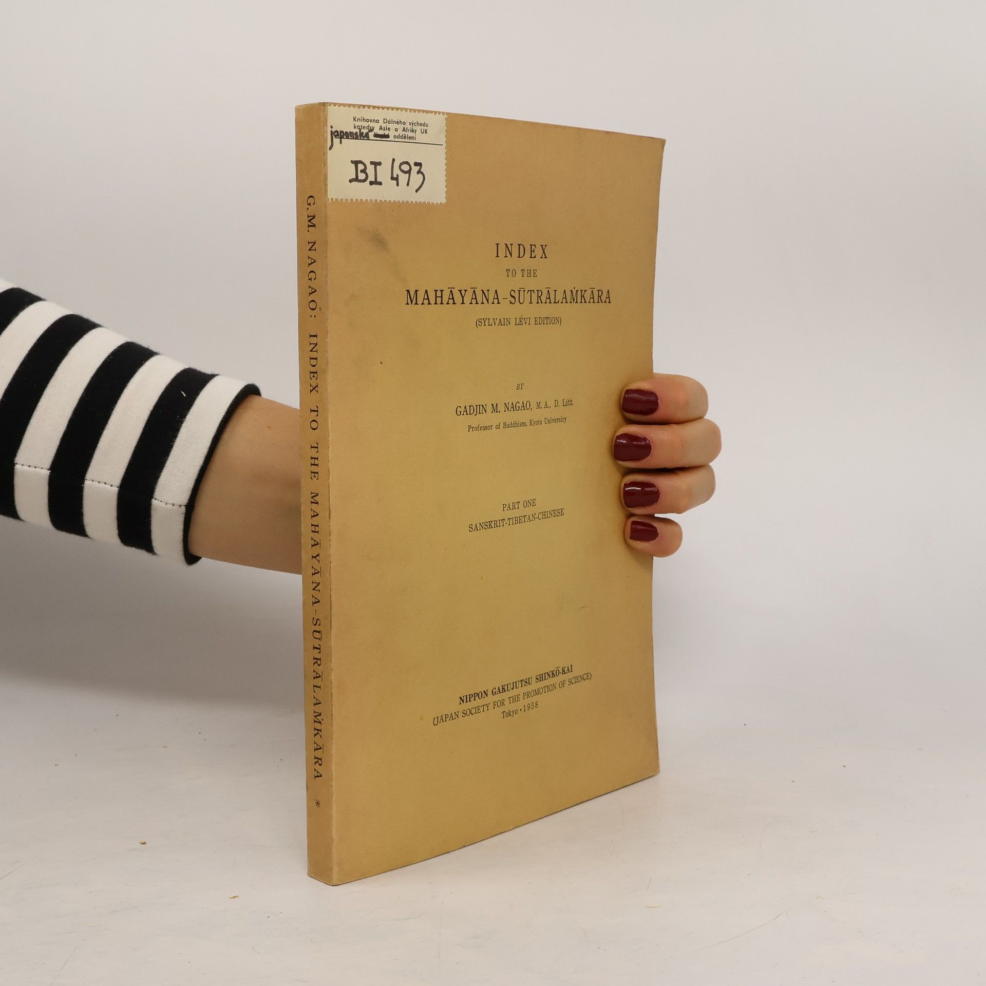 Gajin Nagao Index to the Mahayana-Sutralamkara