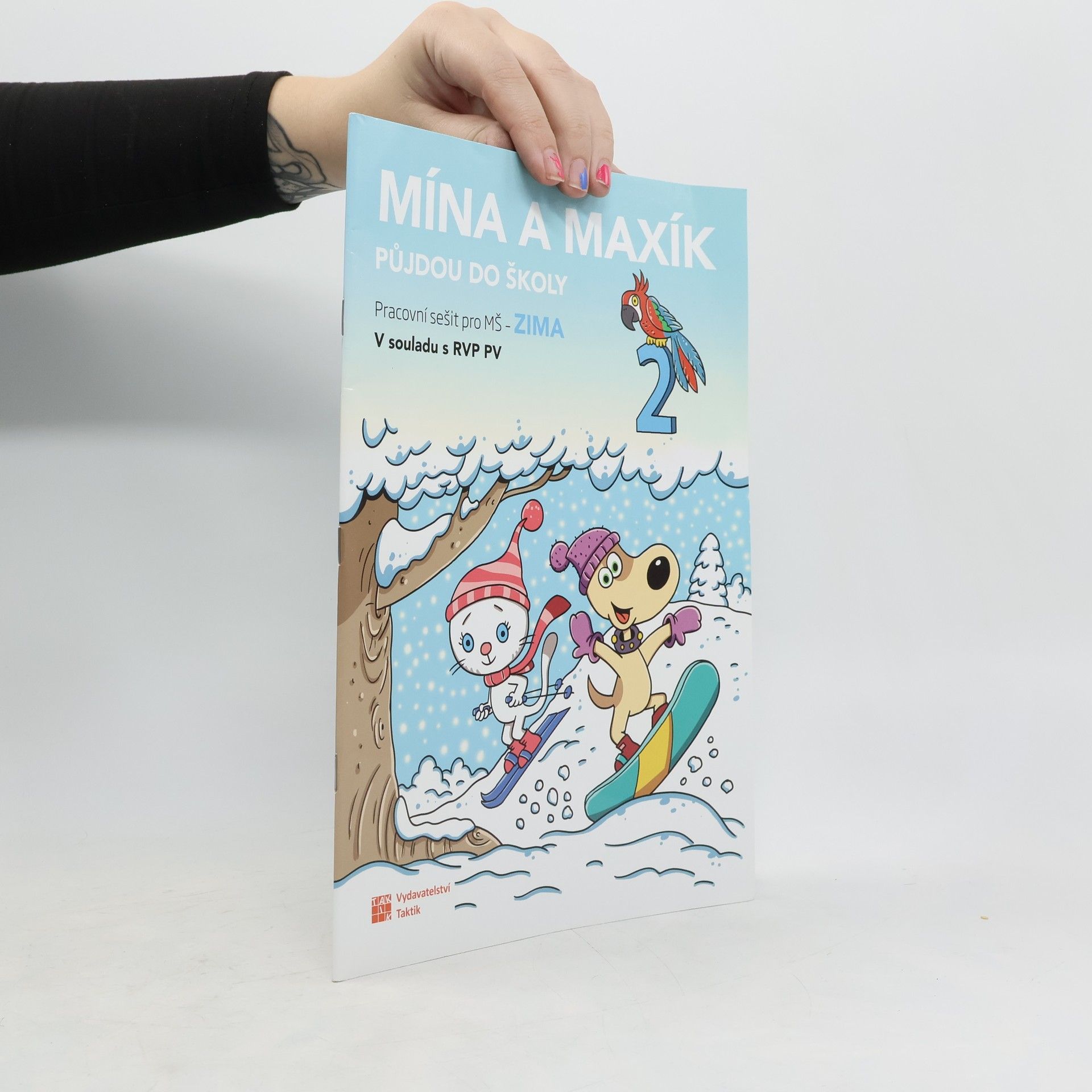 Autorenkollektiv Mína a Maxík půjdou do školy (Pracovní sešit pro MŠ: Zima 2)