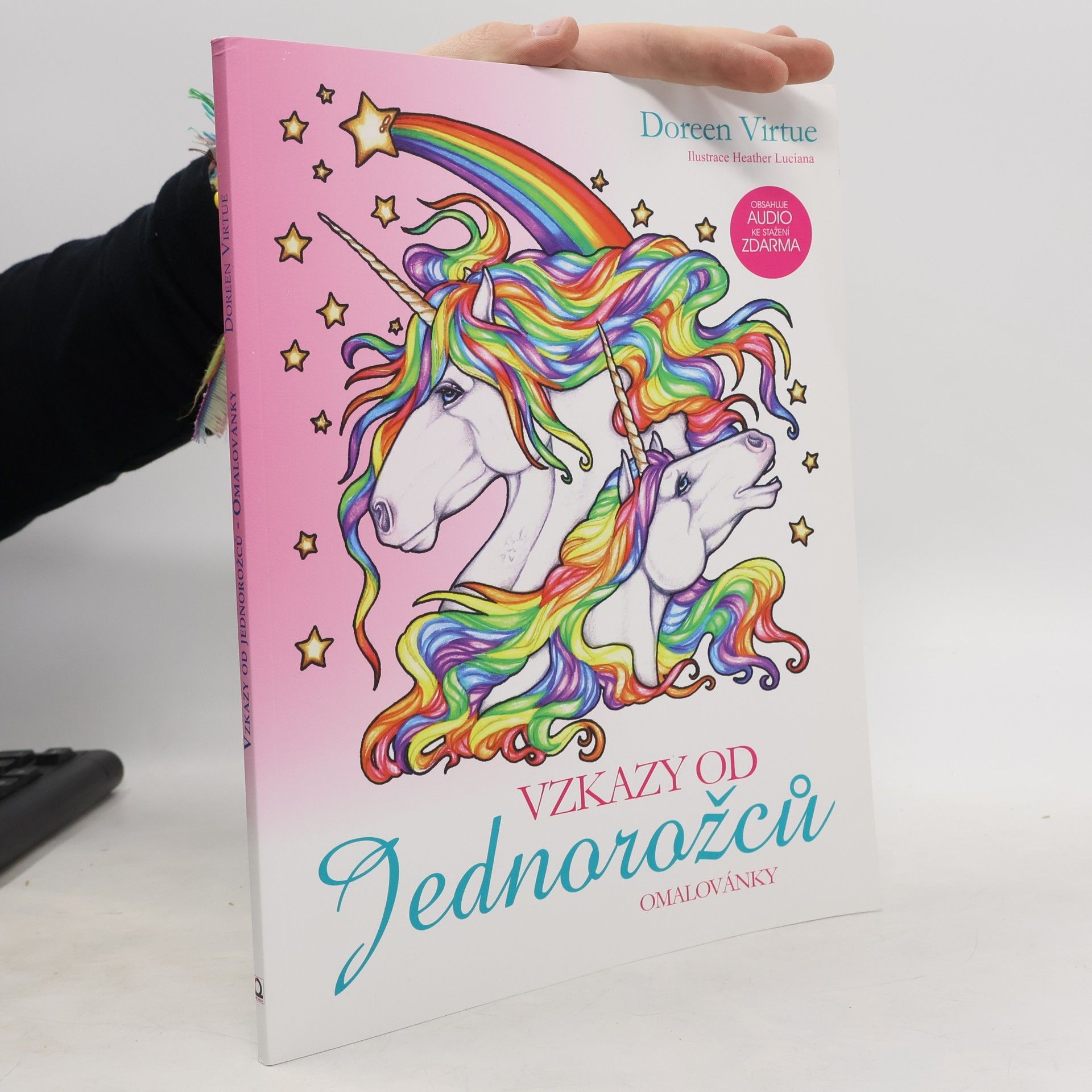 Doreen Virtue Vzkazy od jednorožců - omalovánky