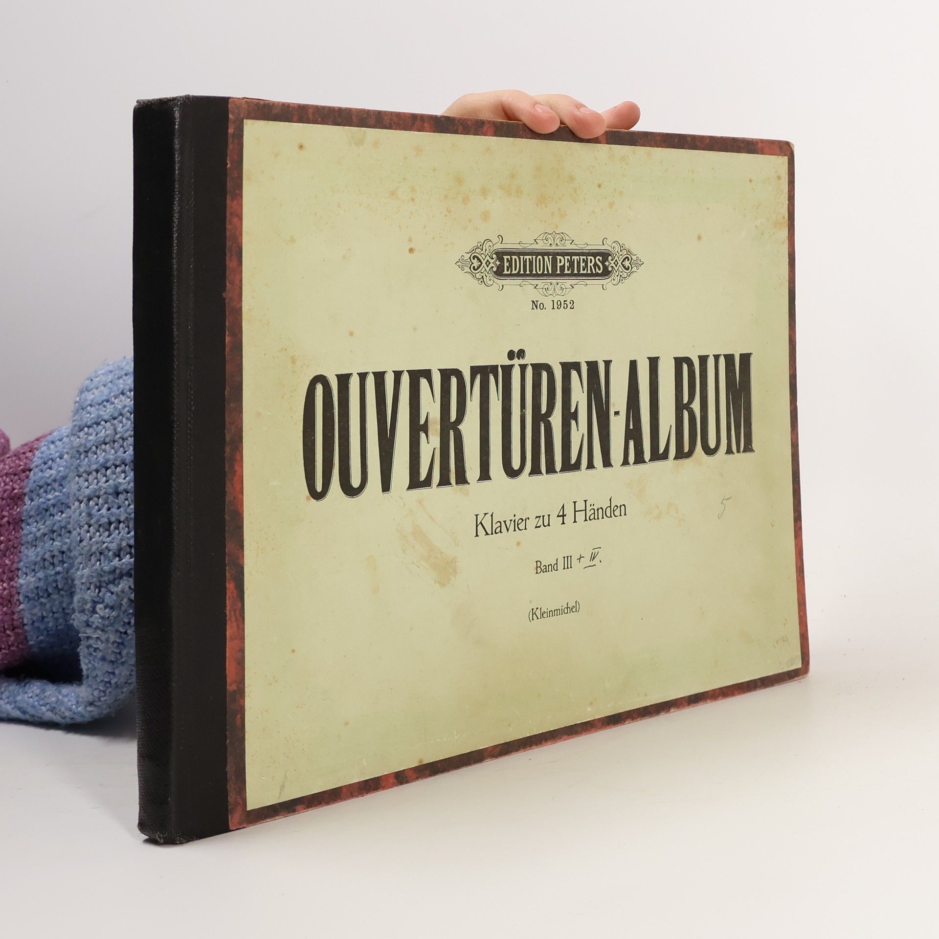 AA.VV. Ouvertüren Album Klavier zu 4 Händen. Band III. + IV.
