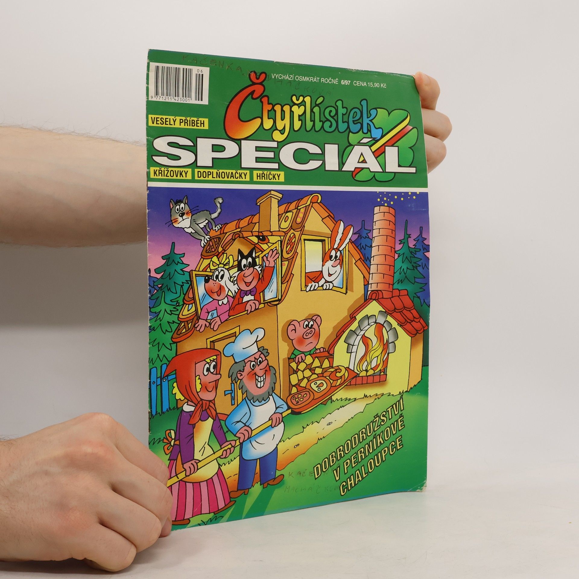 Collectif d'auteurs Čtyřlístek 6/1997. Dobrodružství v perníkové chaloupce